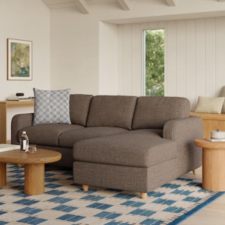 Vati 90.5" Right Storage Sectional - Buckler Brown