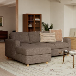 Vati 90.5" Left Storage Sectional - Buckler Brown