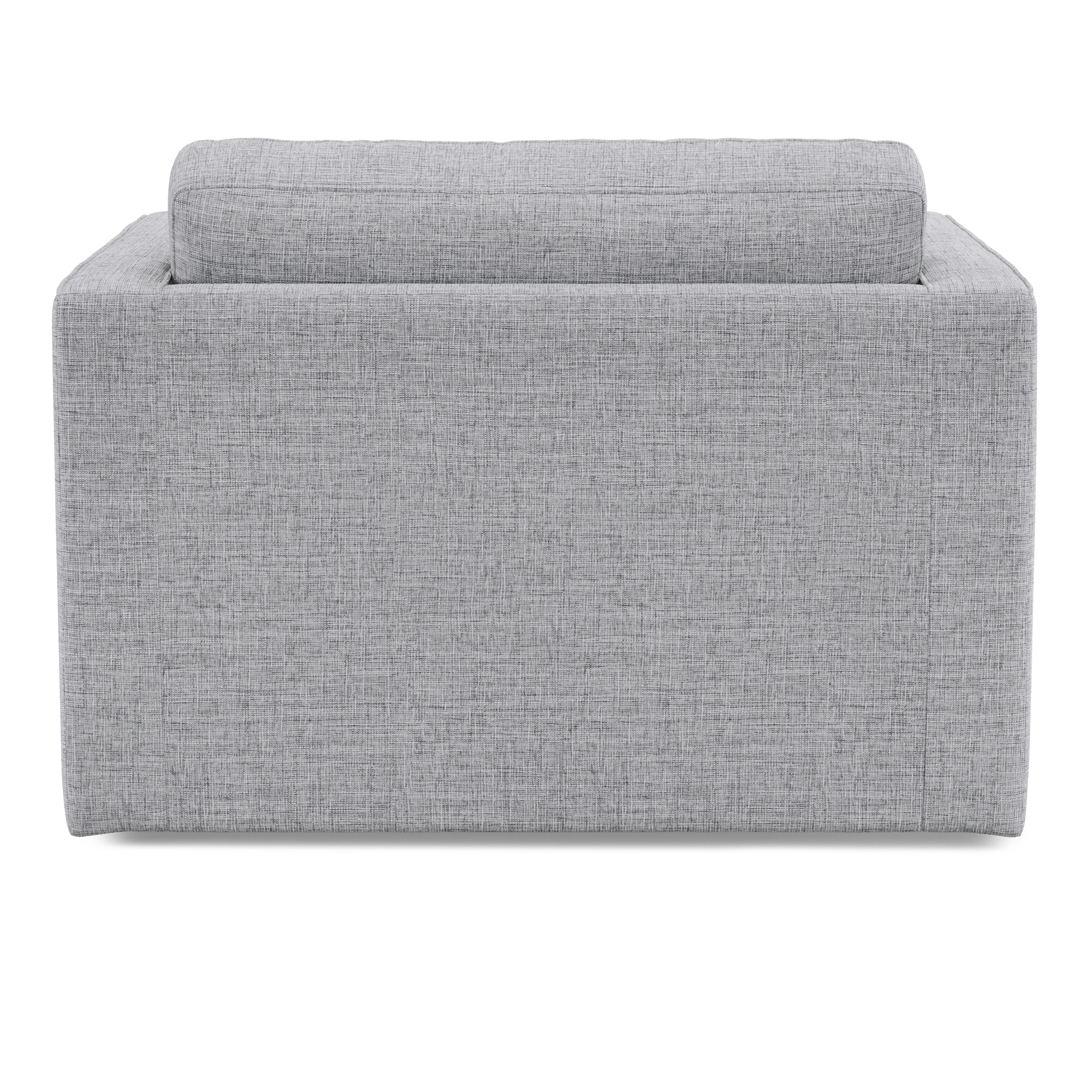 Sven Stone Gray Fold-out Bed Sleeper Lounge Chair | Article