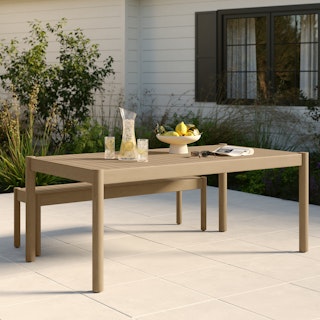 Rosa 65" Outdoor Bench - Eucalyptus