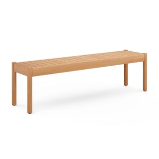 Rosa 65" Outdoor Bench - Light Eucalyptus
