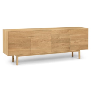 Merto 72" Media Unit - Natural Oak