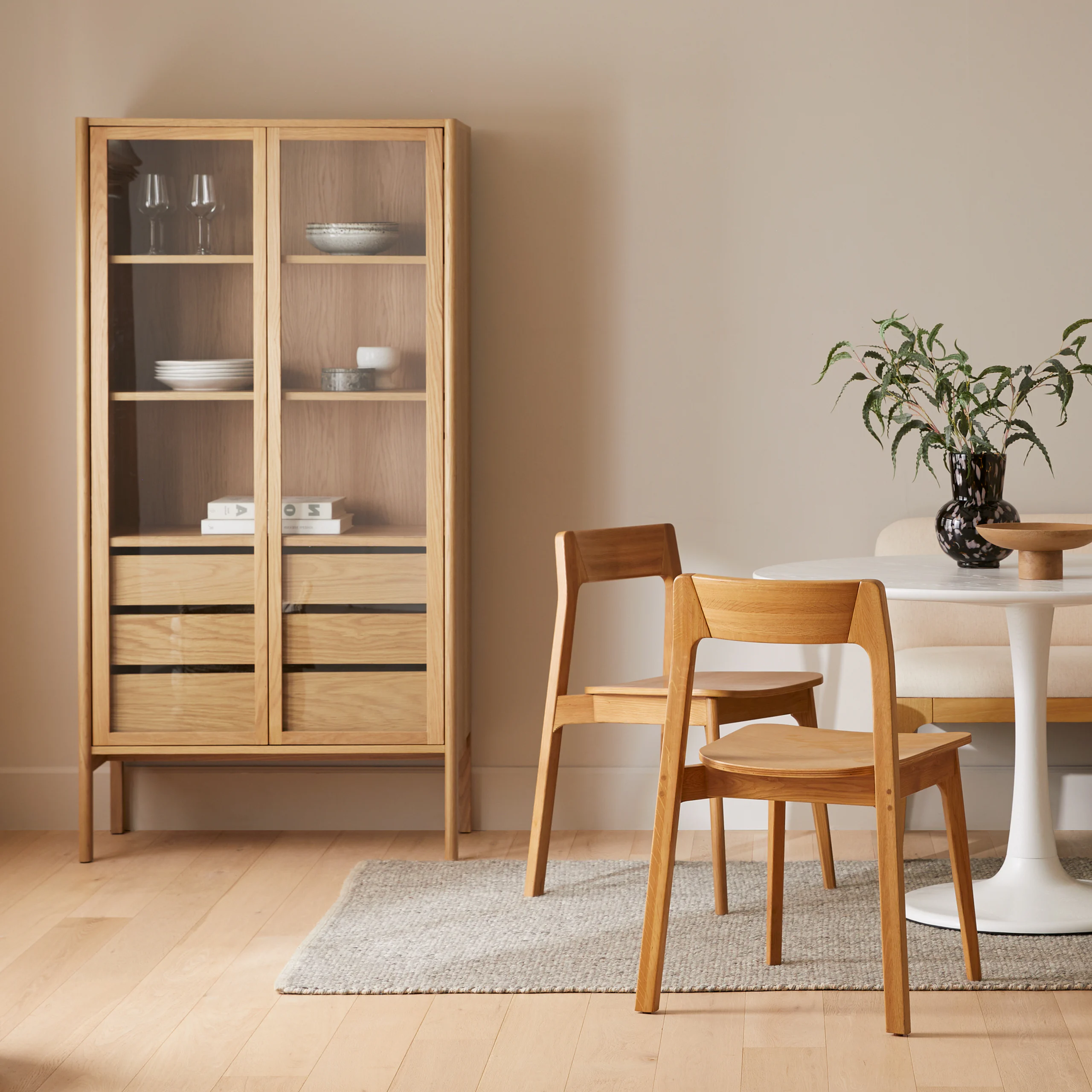 Mysen 35.5" Cabinet - Natural Oak