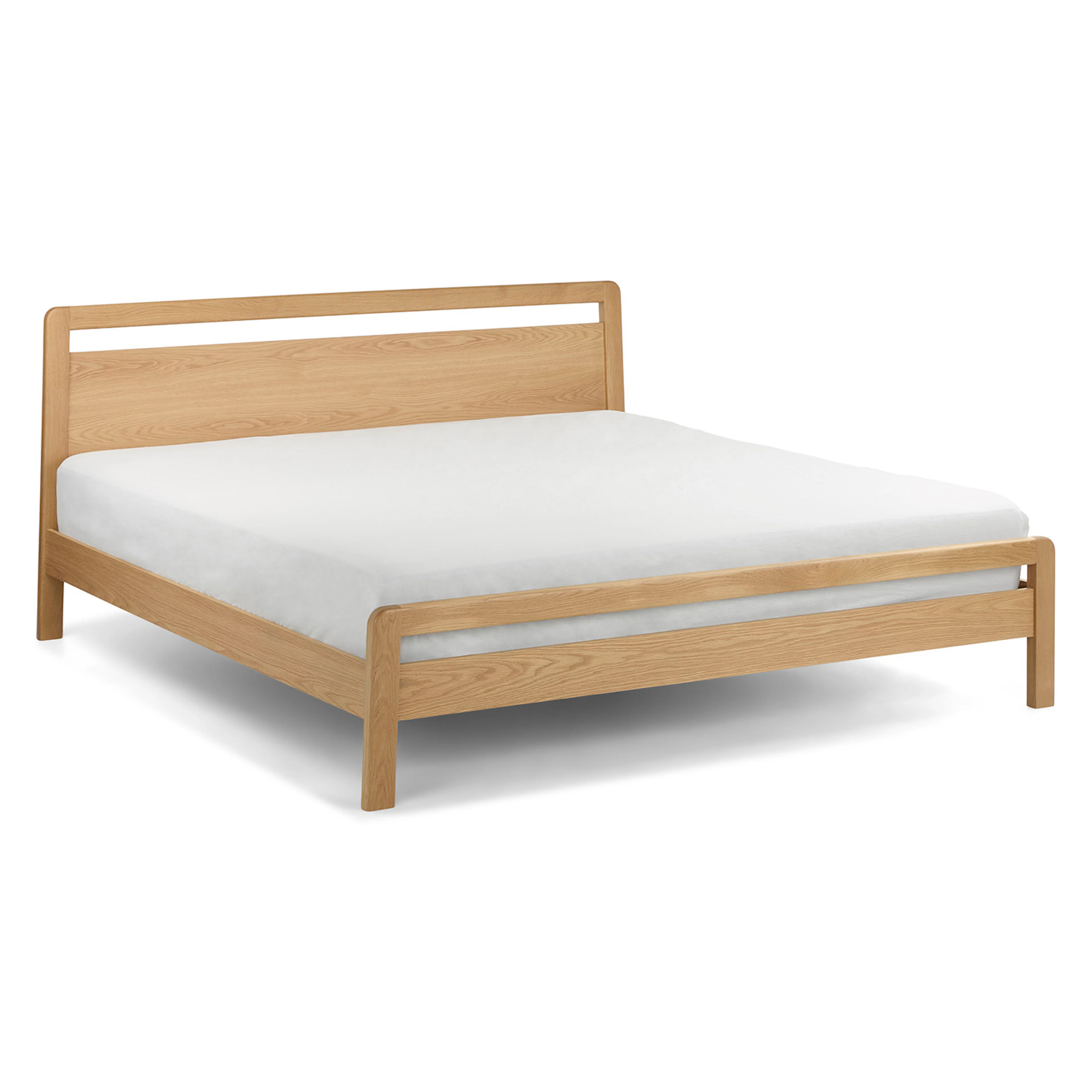 Dalsa King Bed - Natural Oak