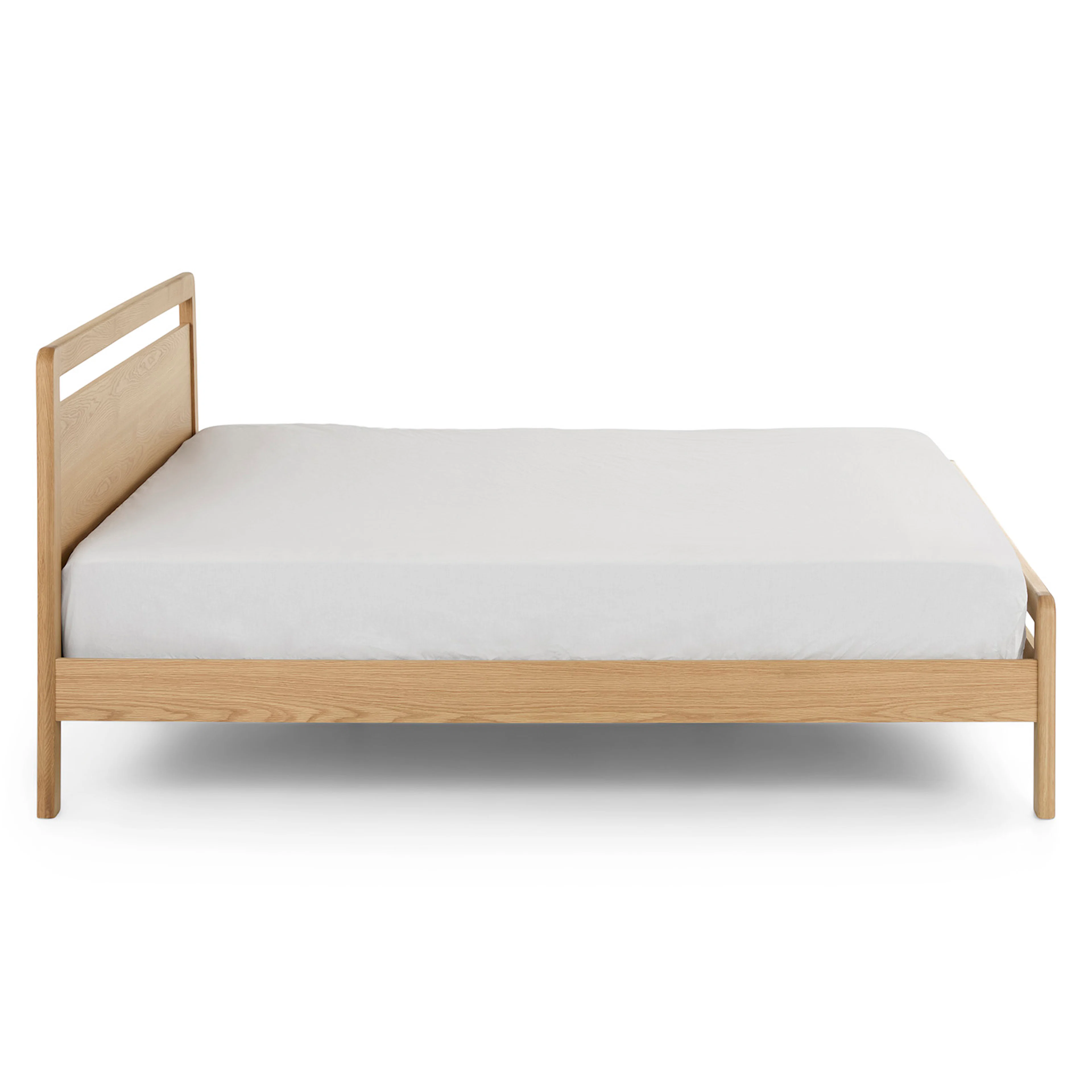 Dalsa King Bed - Natural Oak