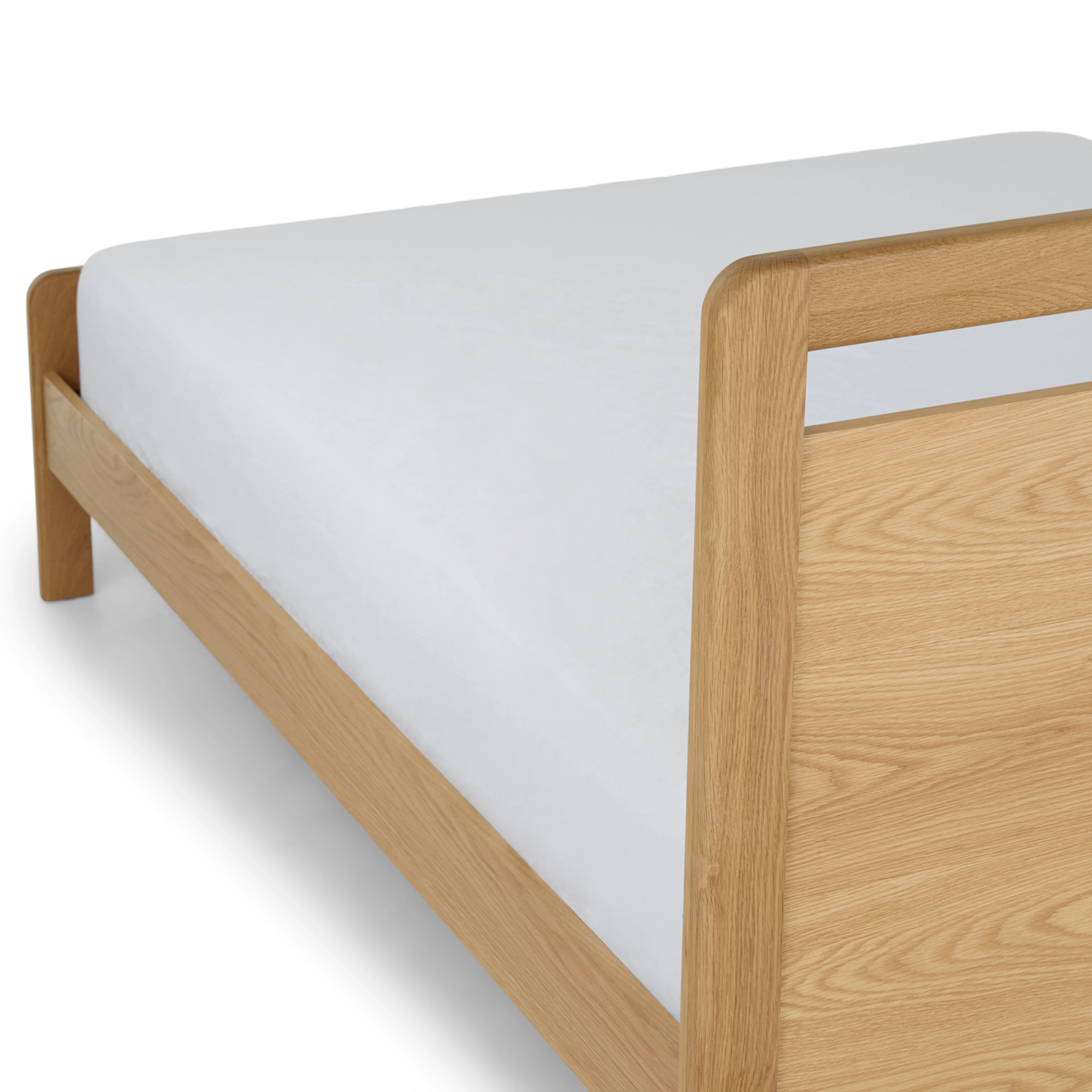Dalsa King Bed - Natural Oak