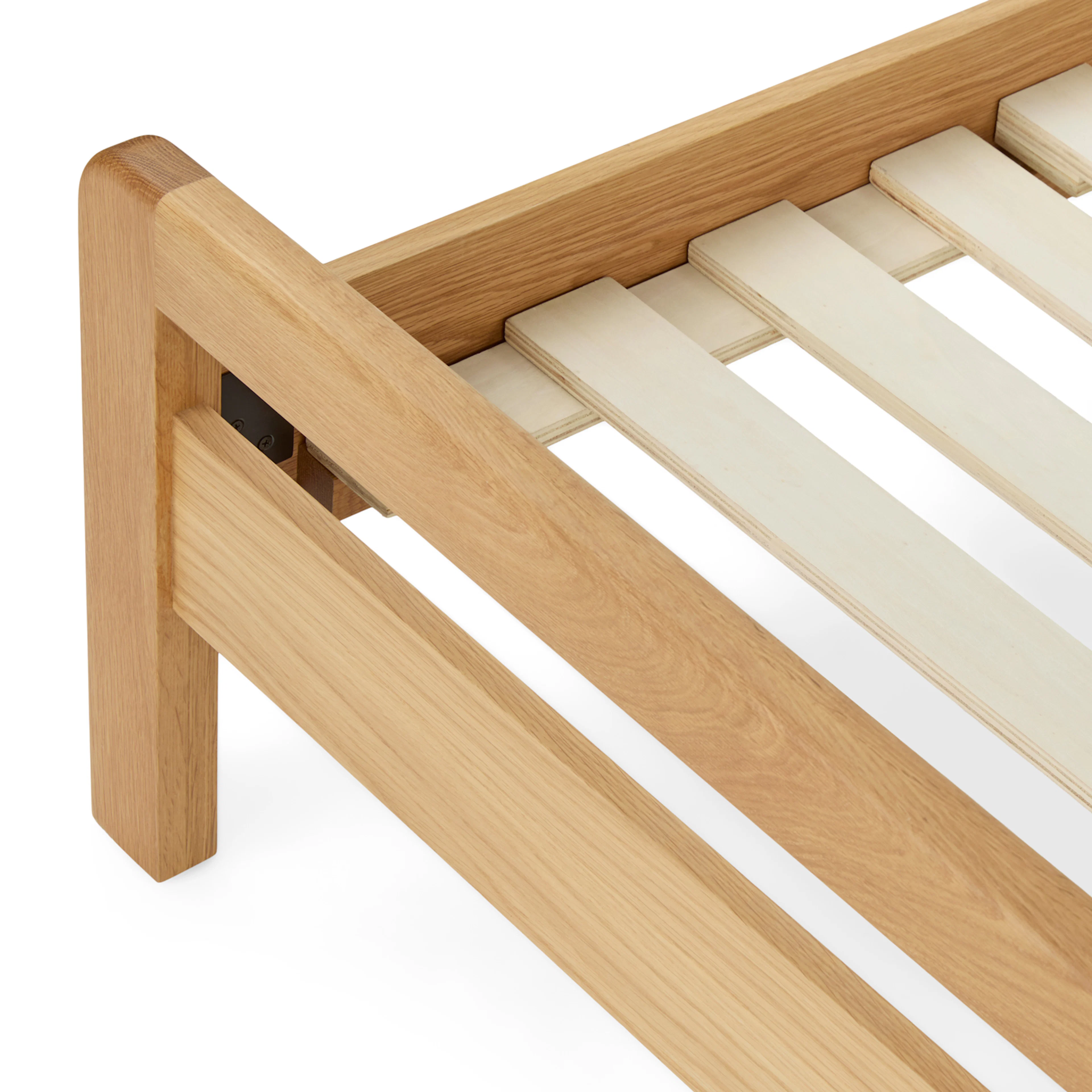 Dalsa King Bed - Natural Oak