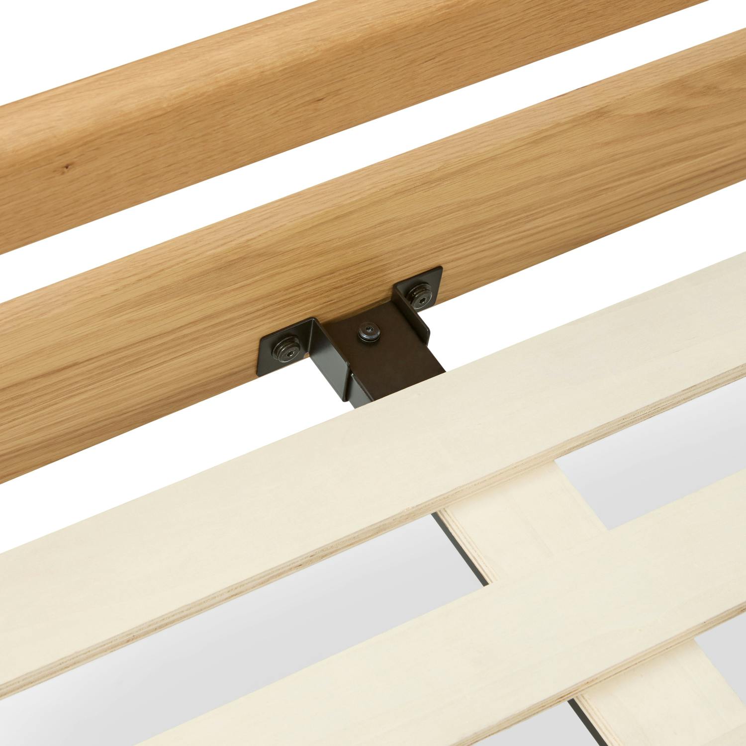 Dalsa Natural Oak Wood Queen sized Bed | Article