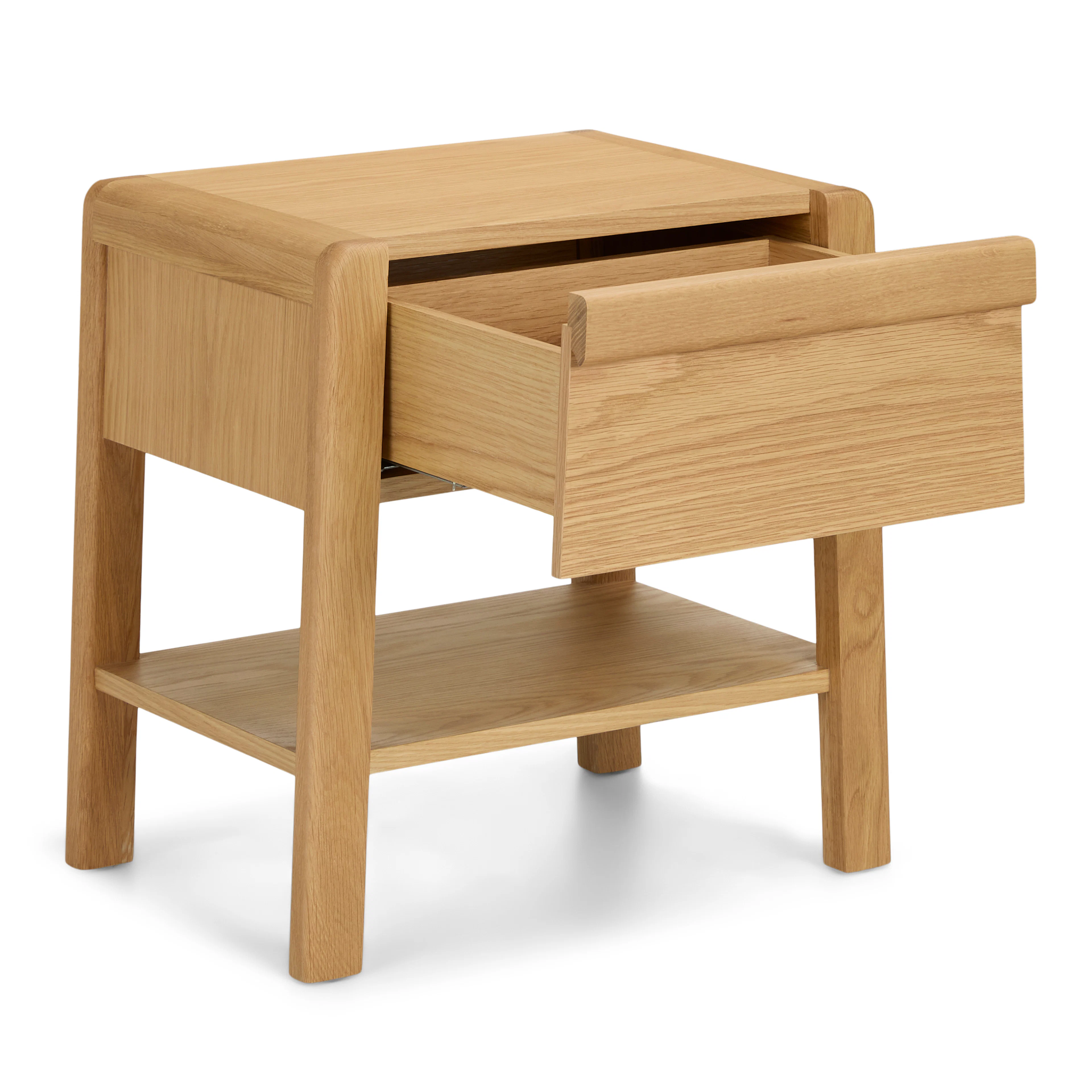 Dalsa 1-Drawer Nightstand - Natural Oak