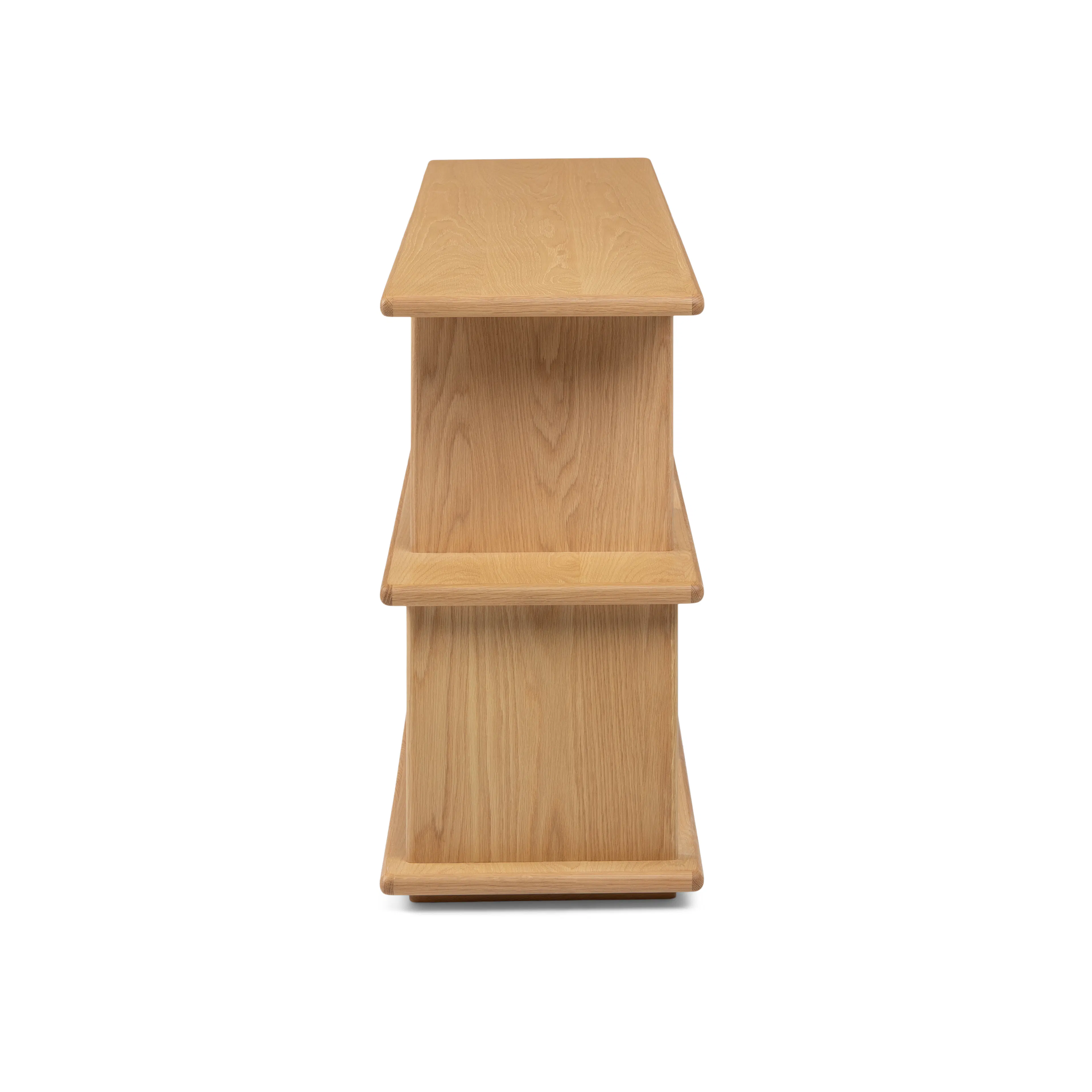 Lafora 72" Bookcase, Short - Natural Oak