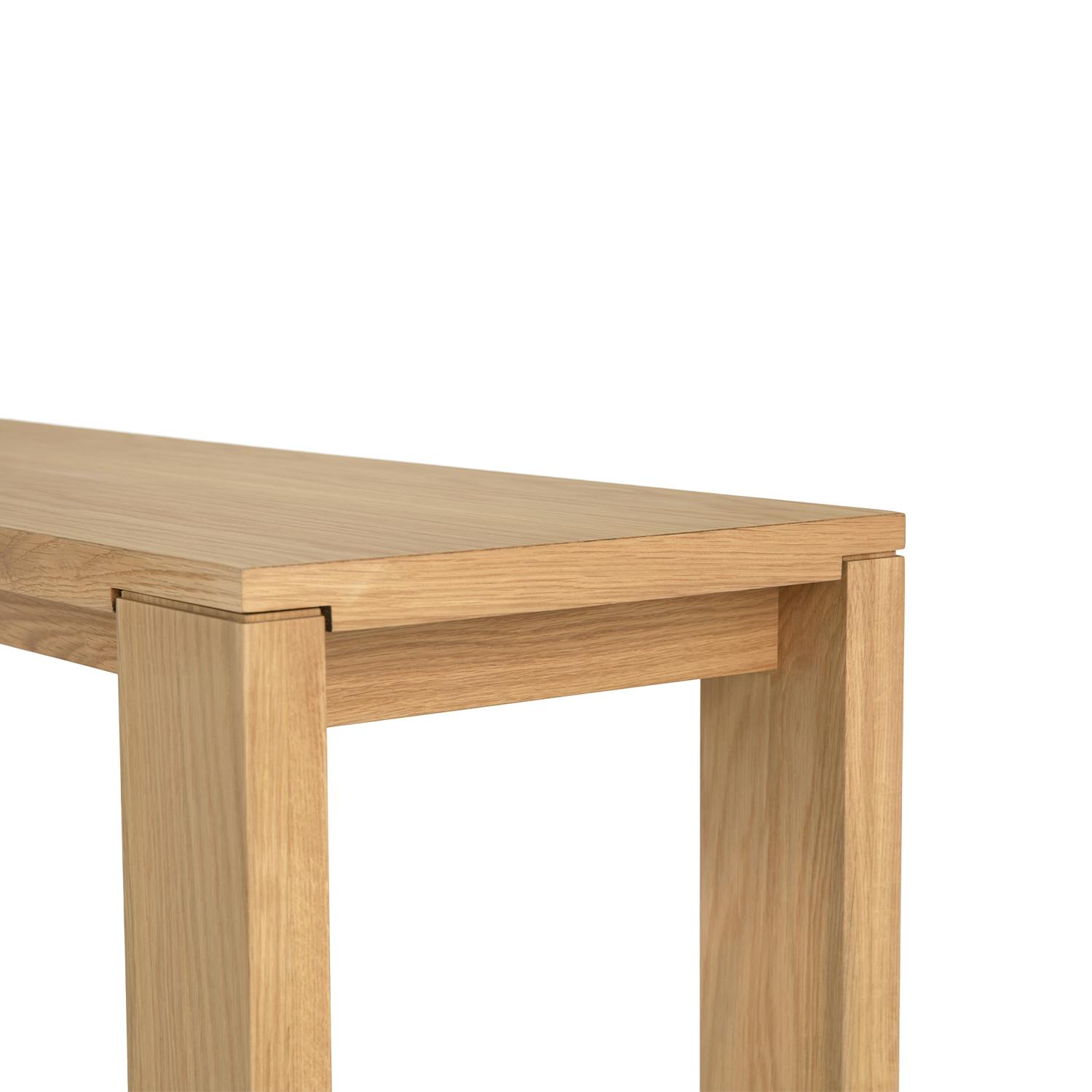 Dako Natural Oak Wood Dining Bench | Article