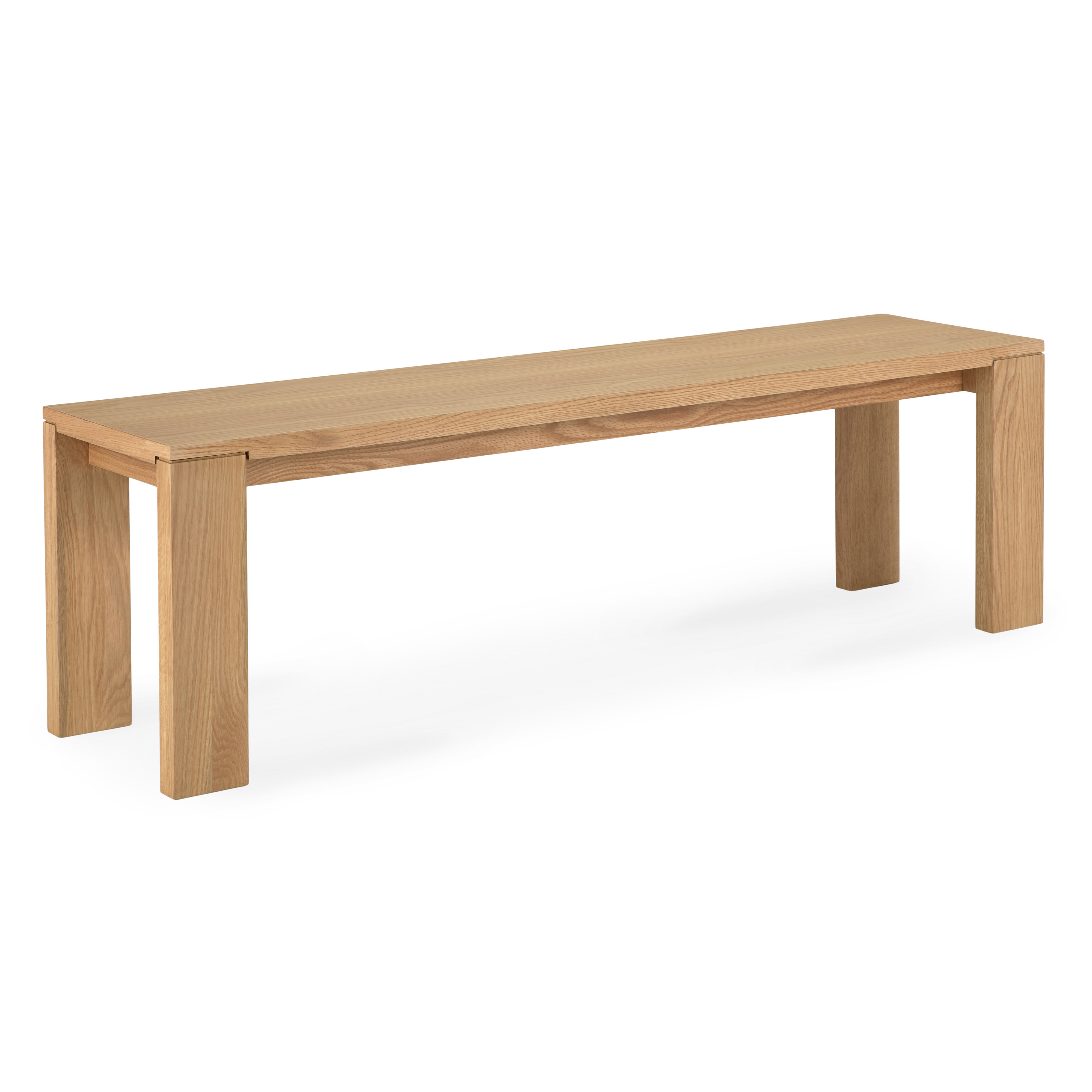 Dako Natural Oak Wood Dining Table for 6, Japandi Style | Article