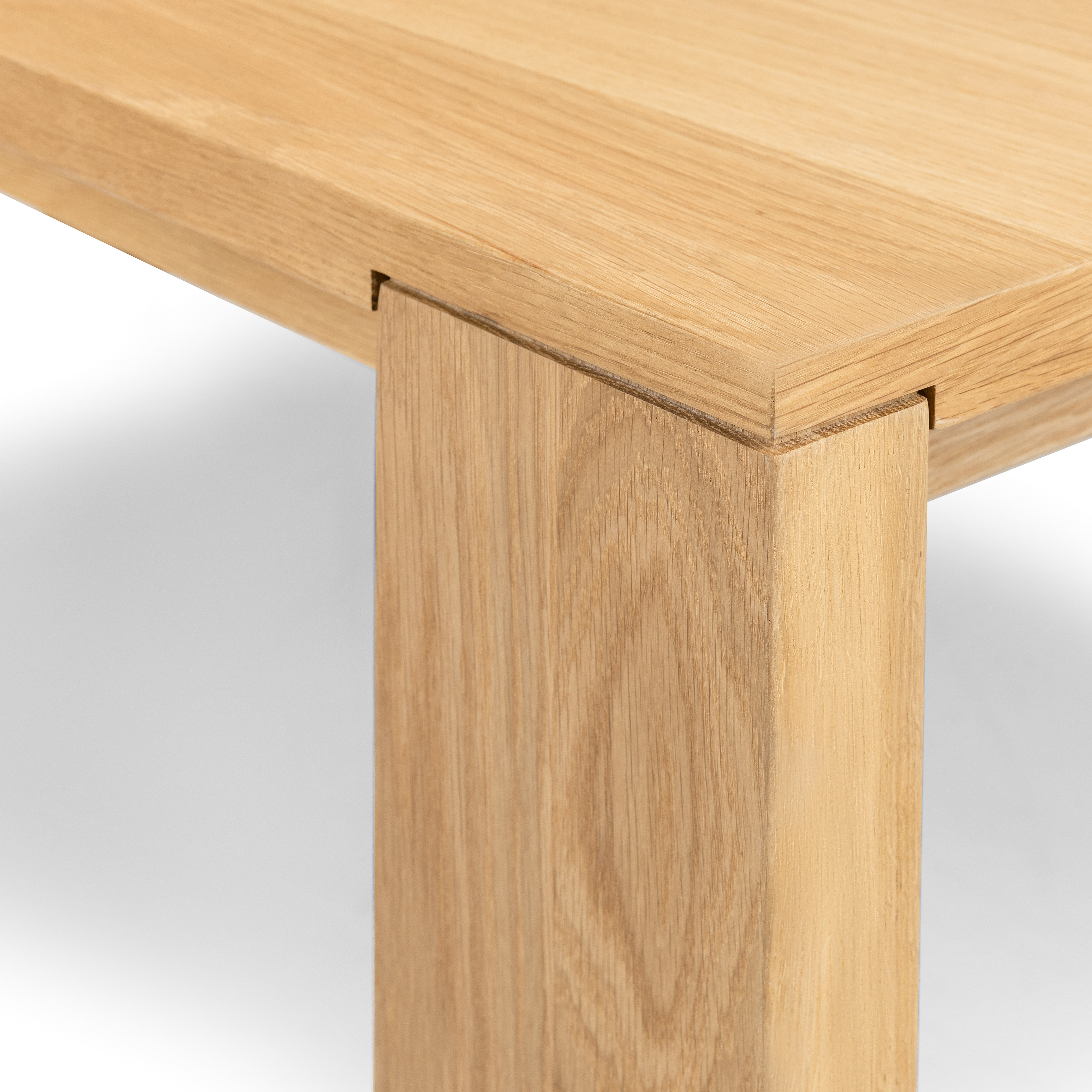 BYO TABLE D LEG 120×60 OAK Dako Natural Oak Wood Dining Table for 6, Japandi Style