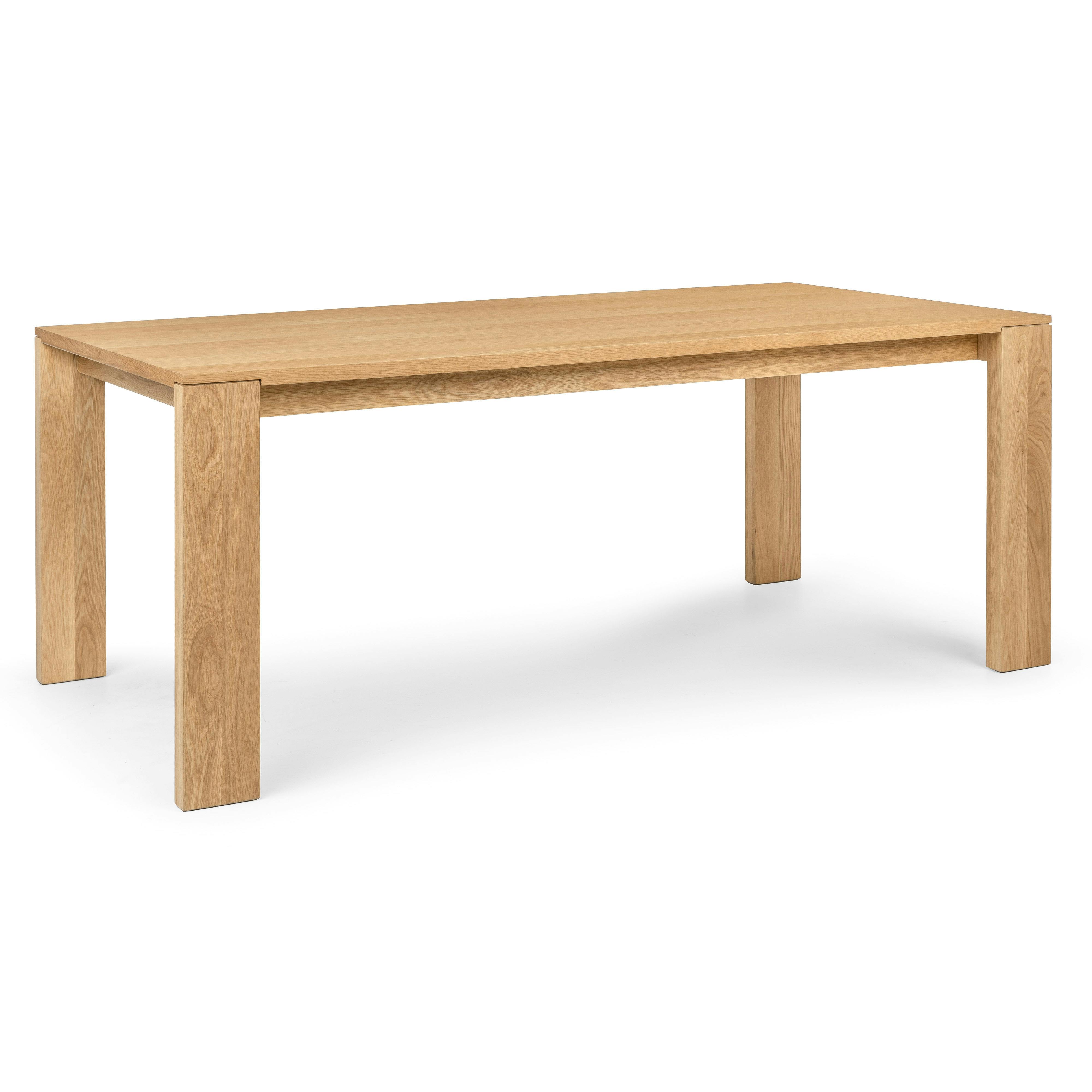 Dako Natural Oak Wood Dining Table for 6, Japandi Style | Article