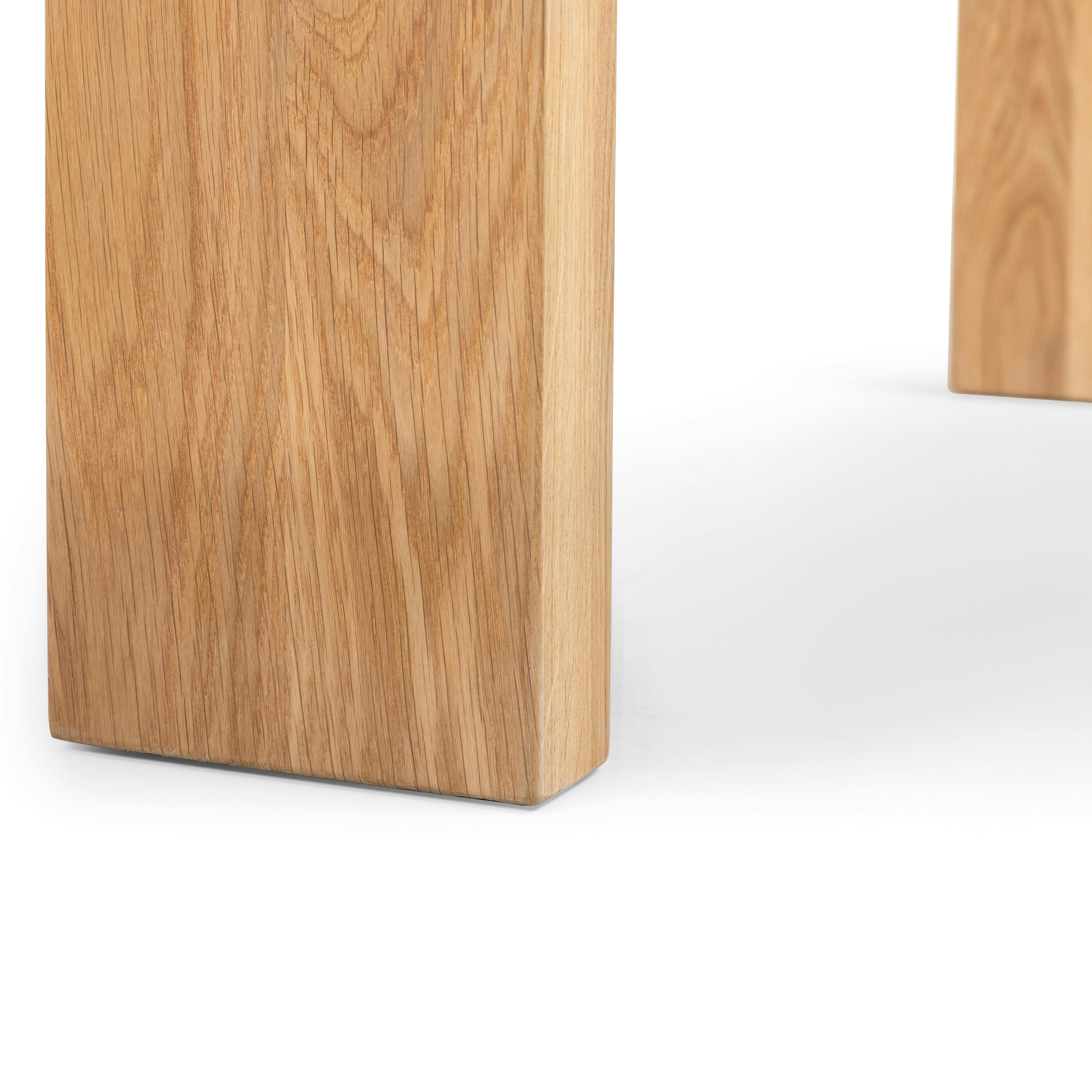 Dako Natural Oak Wood Dining Table for 6, Japandi Style | Article