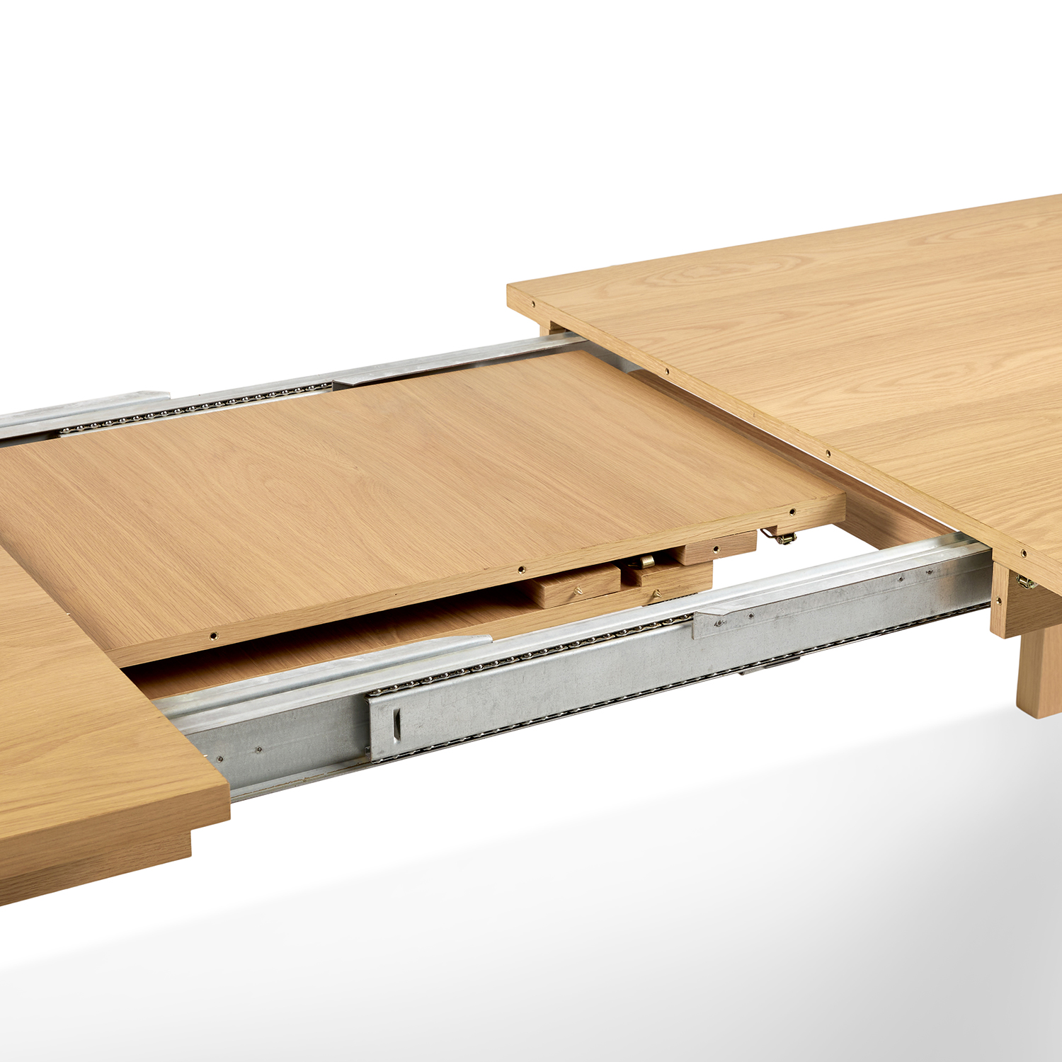 Dako Natural Oak Wood Extendable Dining Table, Japandi Style | Article