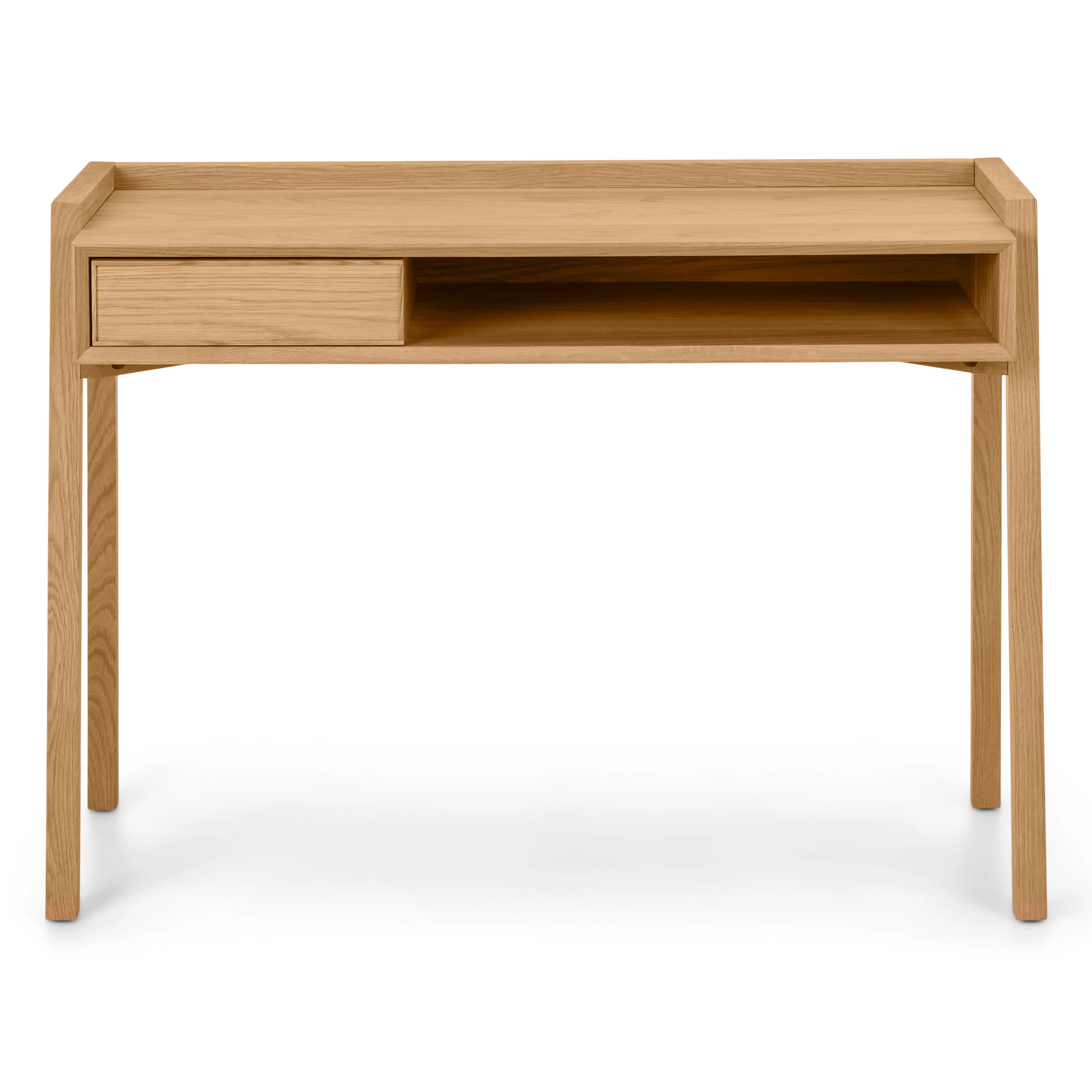 Fantol 43.25" Natural Oak Desk - Stylish & Functional