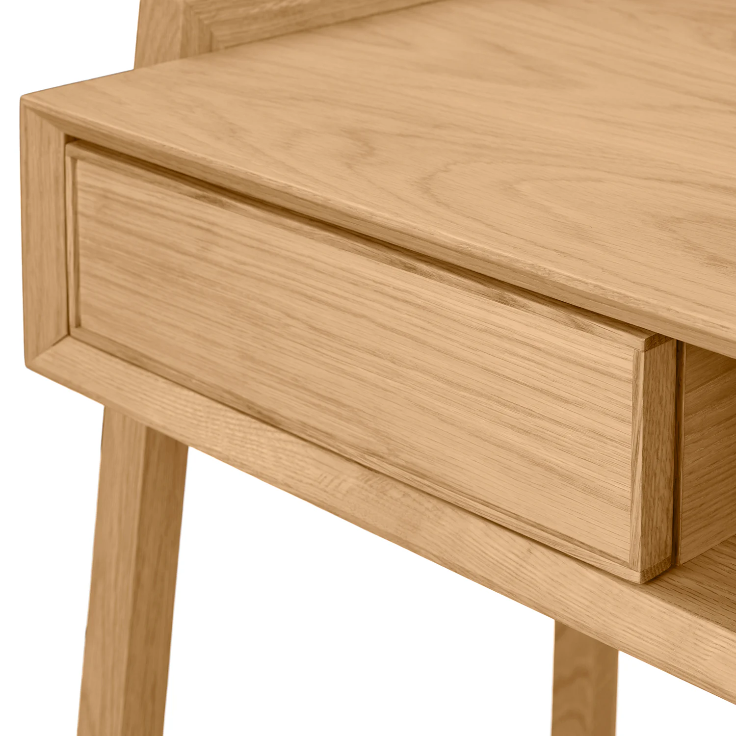 Fantol 43.25" Natural Oak Desk - Stylish & Functional