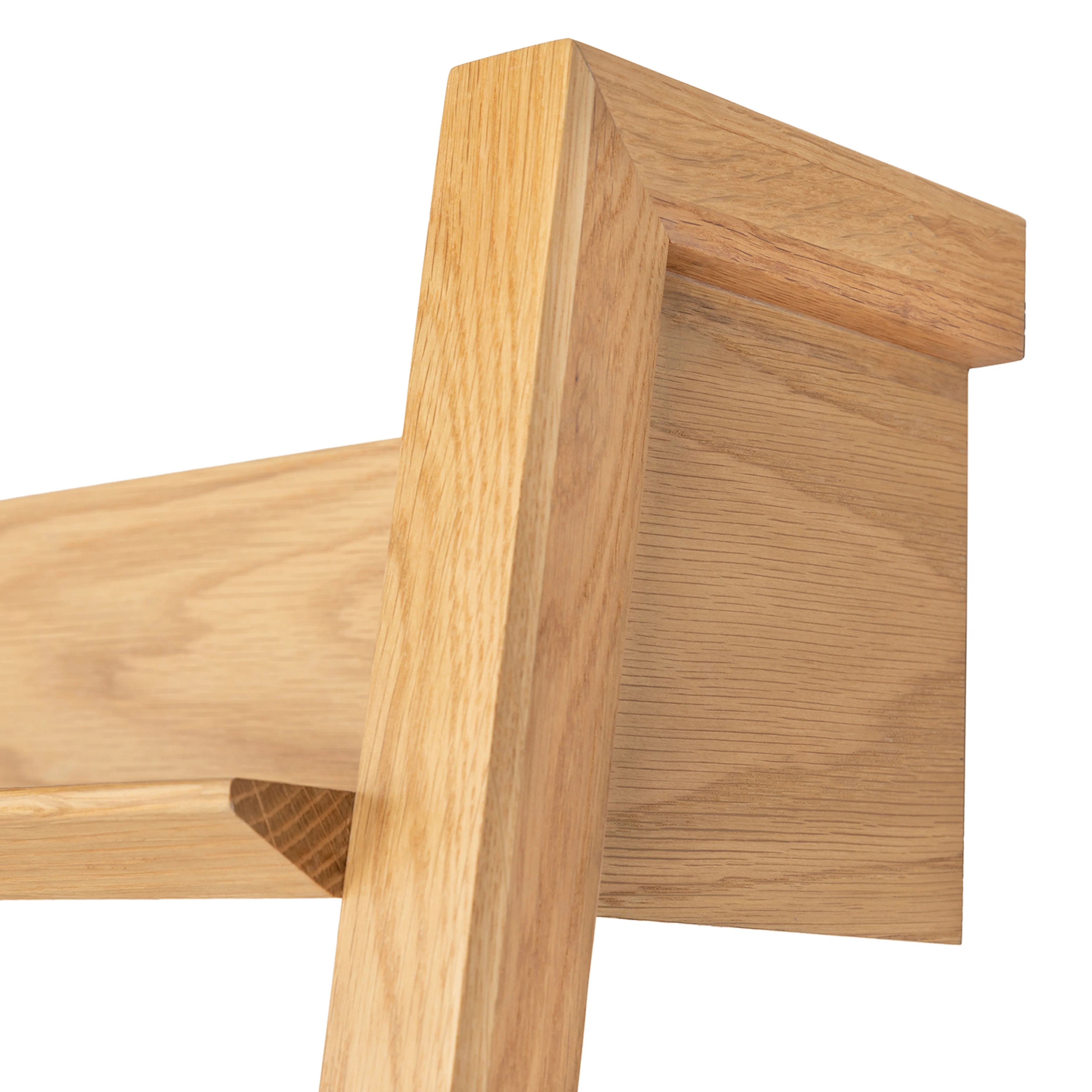Fantol 26.5" Narrow Shelving Unit - Natural Oak