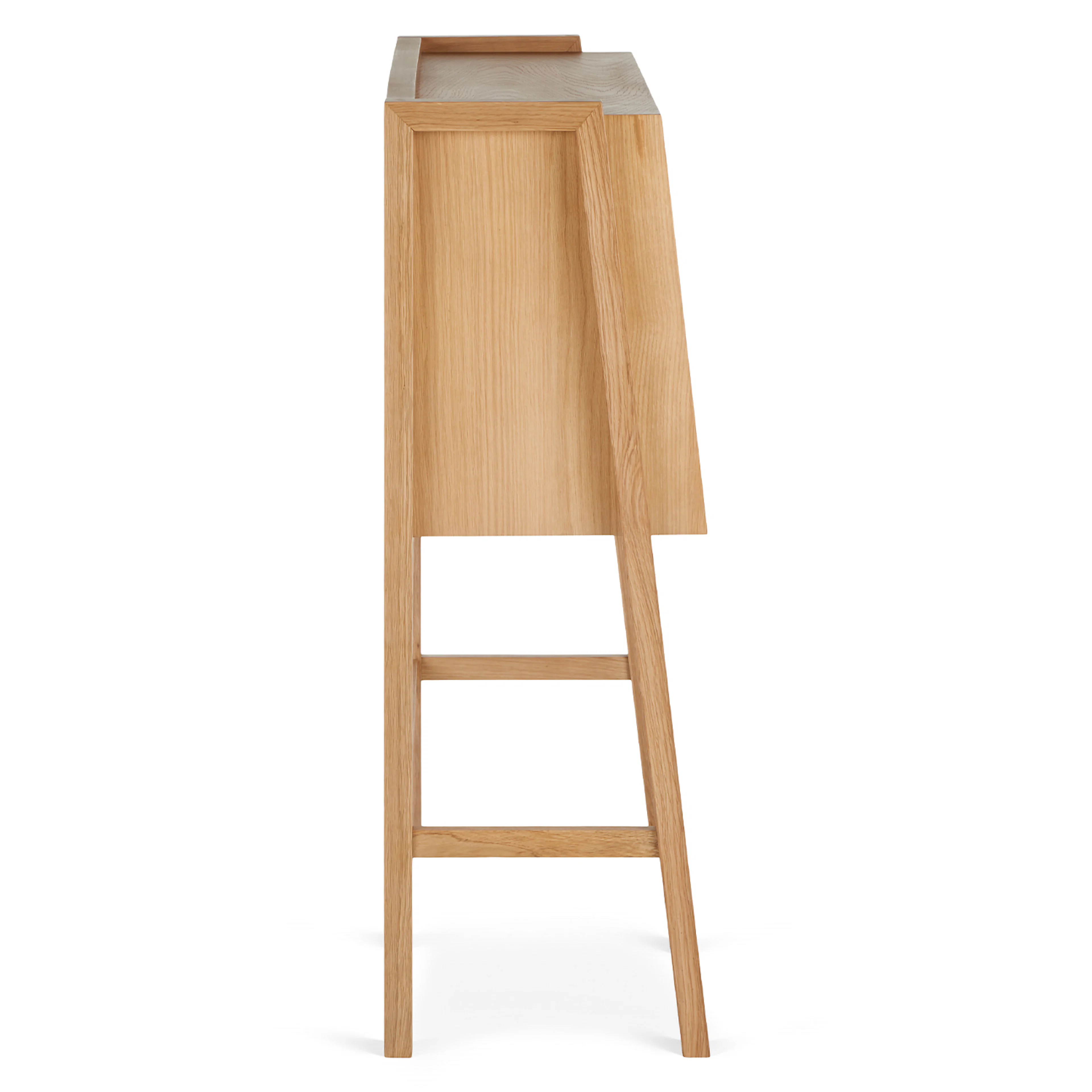 Fantol 35.5" Natural Oak Cabinet Desk - Stylish & Functional
