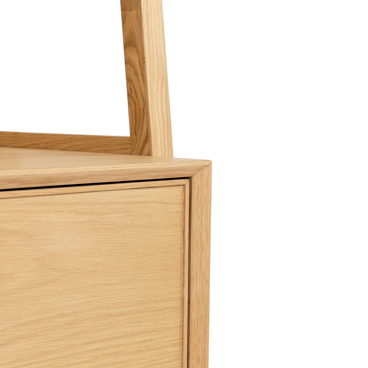Fantol 51.5" Shelving Unit with Storage - Natural Oak