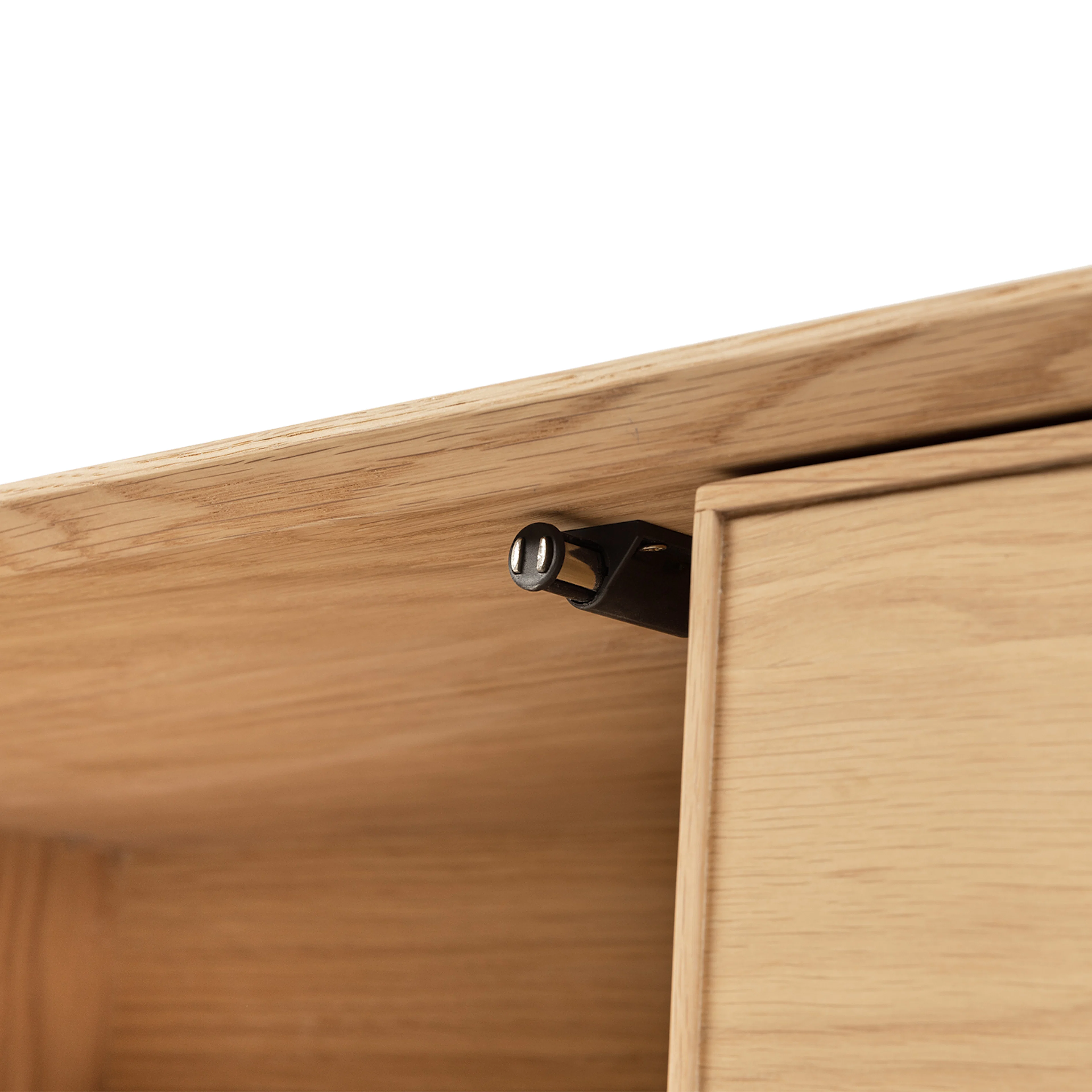 Fantol 51.5" Shelving Unit with Storage - Natural Oak
