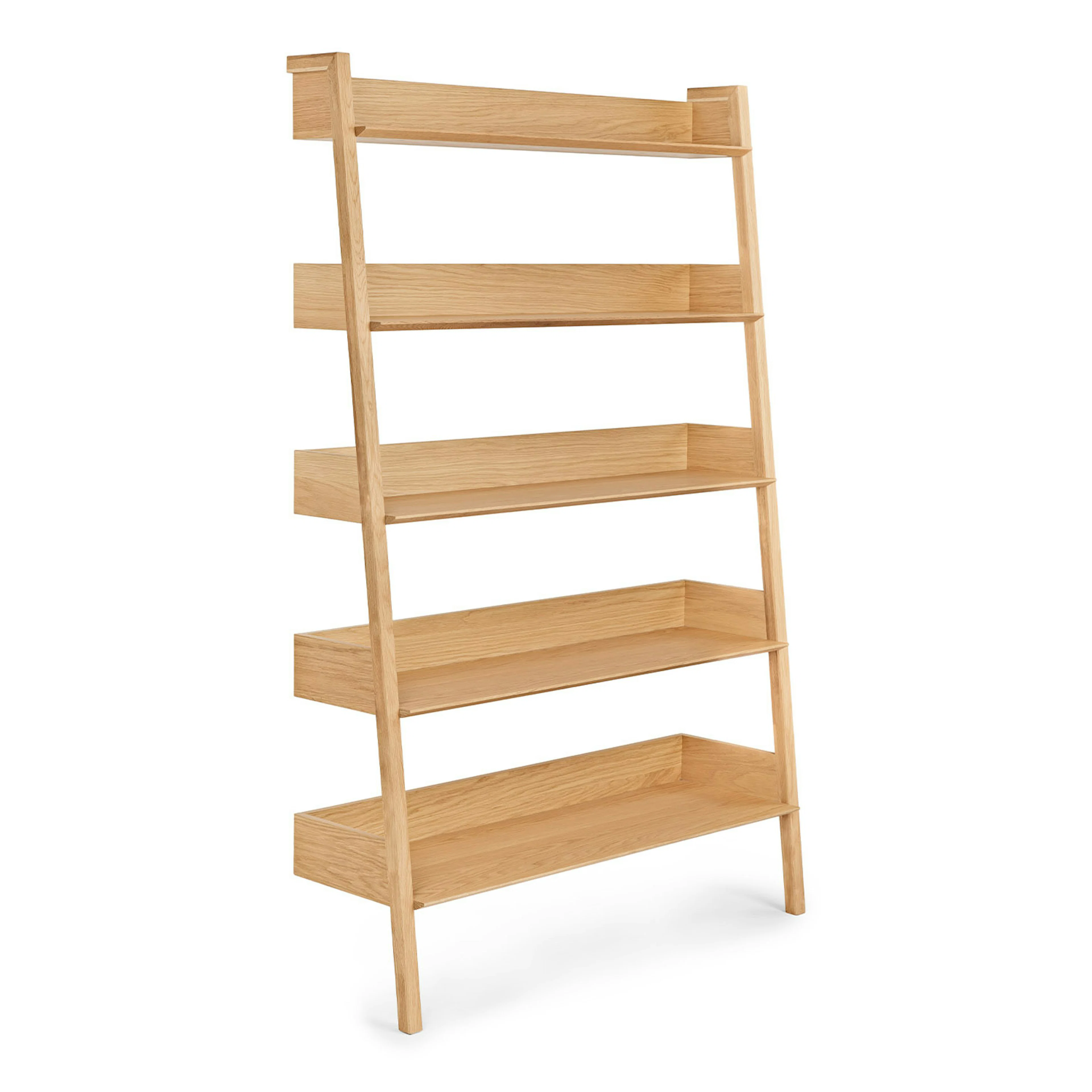 Fantol 51.5" Shelving Unit, Wide - Natural Oak