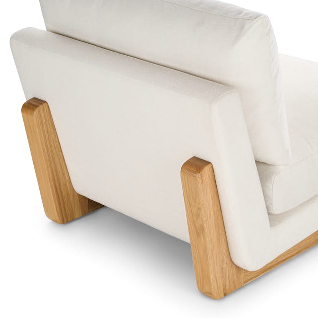 Kalok 34" Lounge Chair - Buckler Ivory