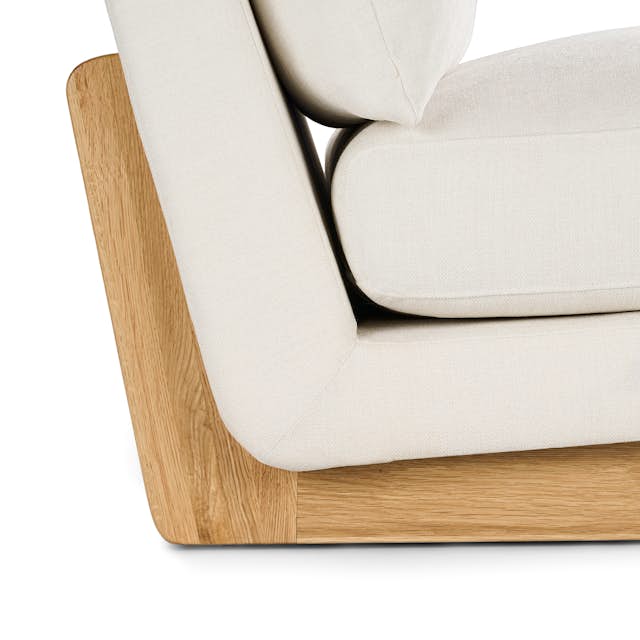 Kalok 34" Lounge Chair - Buckler Ivory