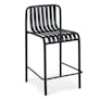 Sarek Outdoor Stackable Counter Stool - Black