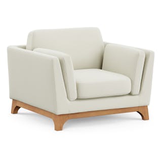 Ceni 39" Lounge Chair - Buckler Ivory