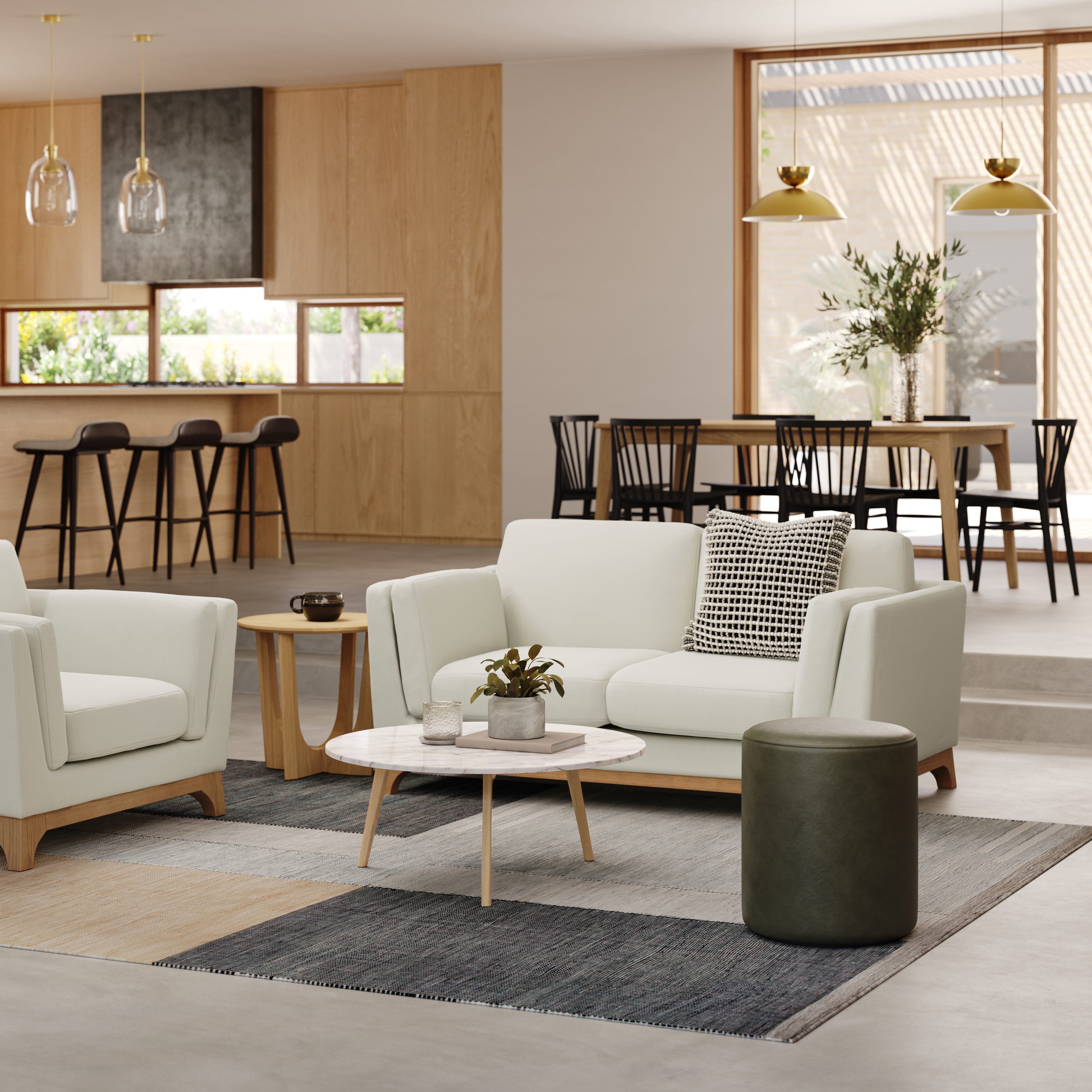 Ceni 61" Loveseat - Thumbnail 2