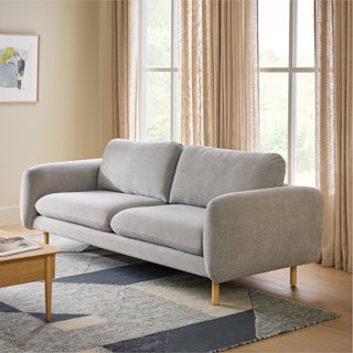 Sanders 85.5" Sofa - Hestia Gray