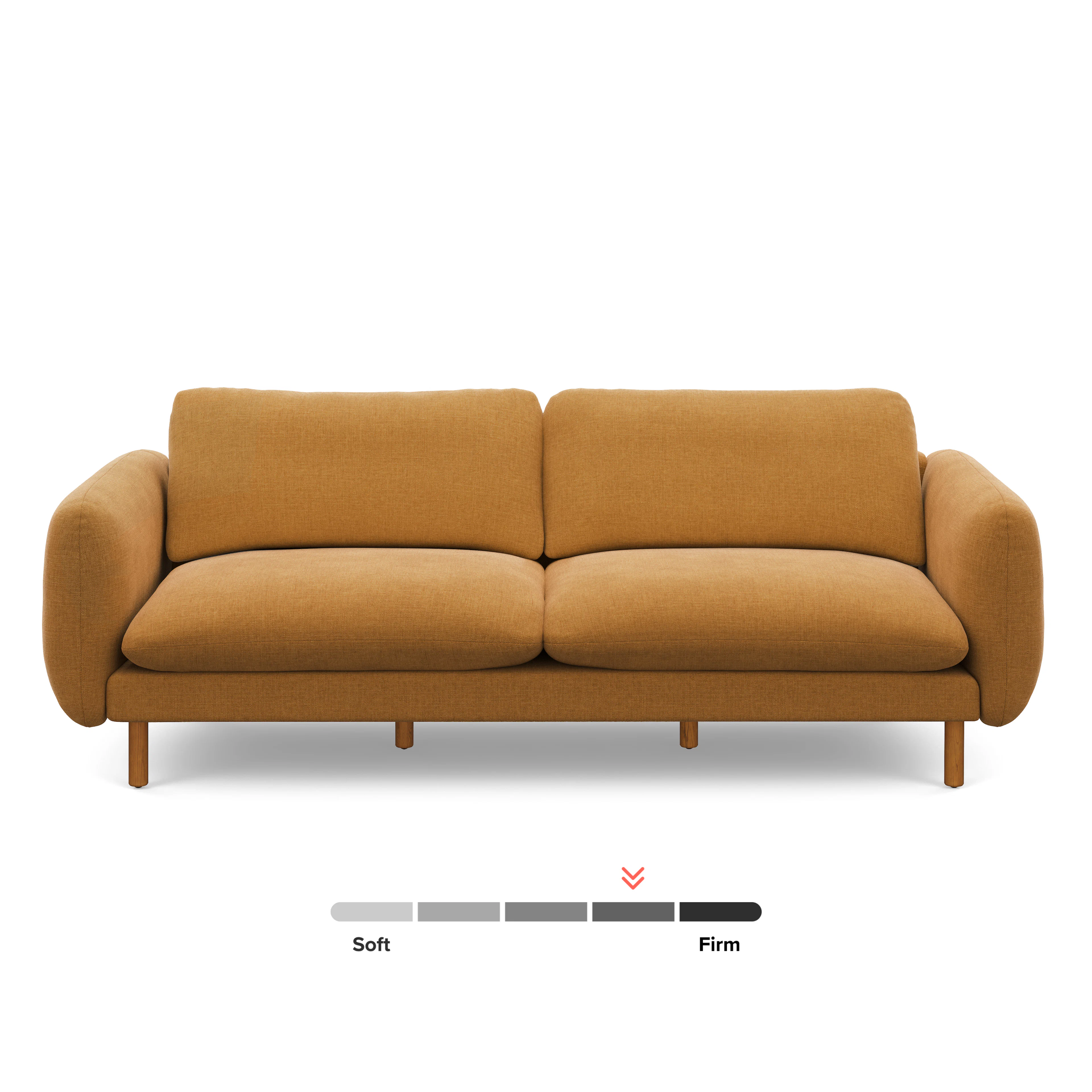 Sanders 85.5" Sofa - Hestia Ginger