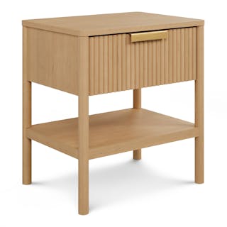 Liv 1-Drawer Nightstand - White Oak