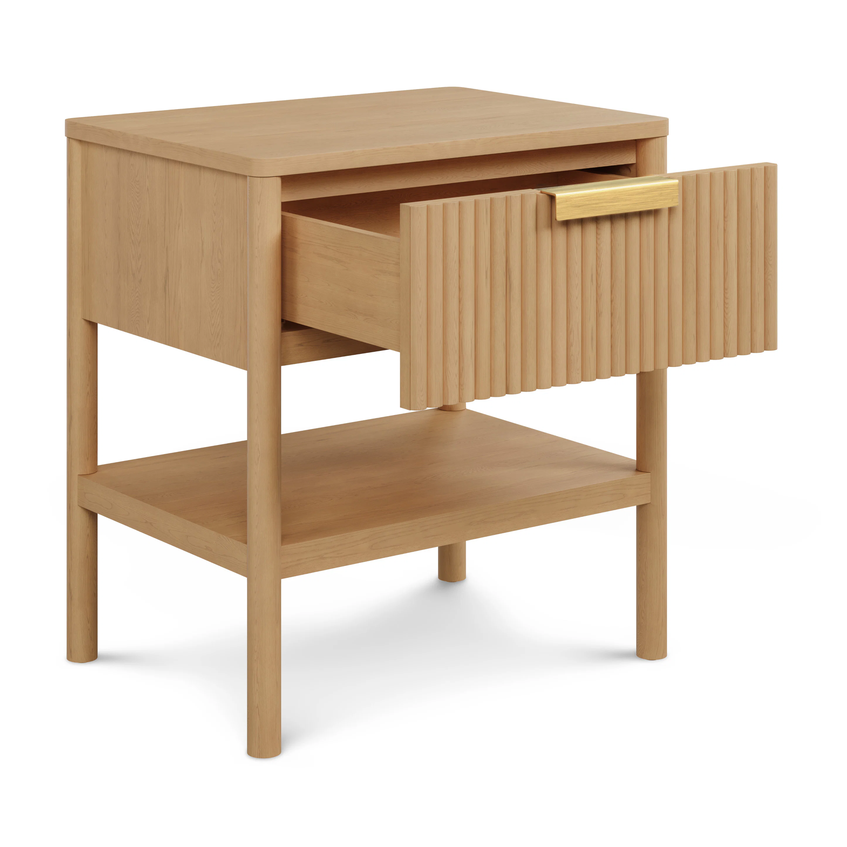 Liv 1-Drawer Nightstand - White Oak