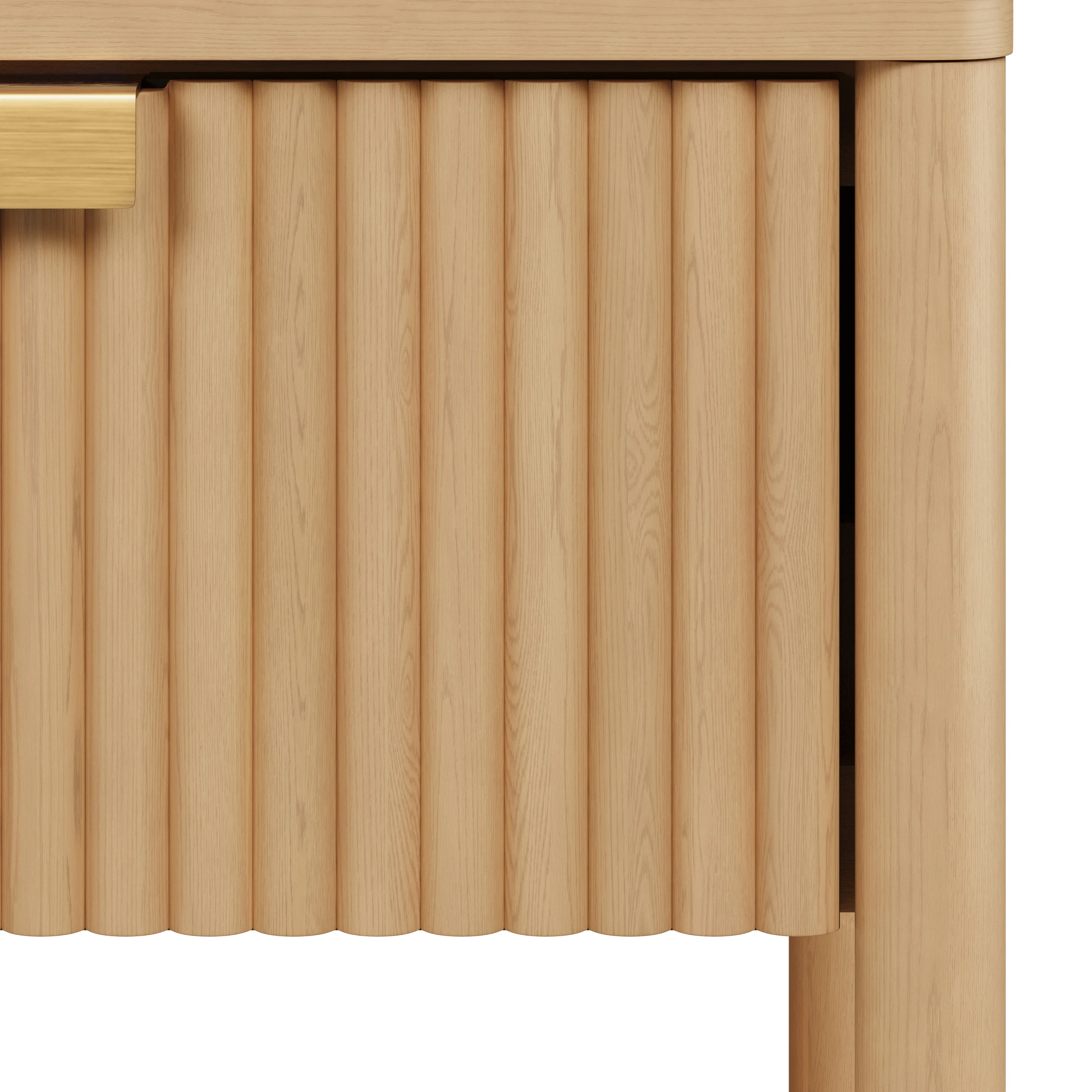 Liv 1-Drawer Nightstand - White Oak