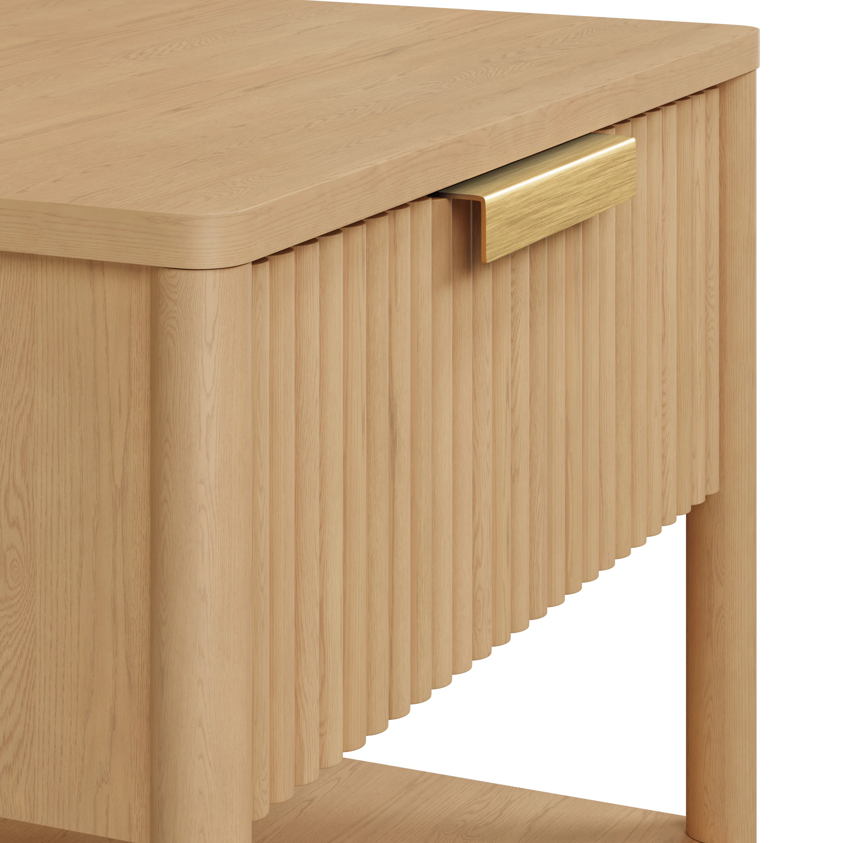 Liv 1-Drawer Nightstand - White Oak