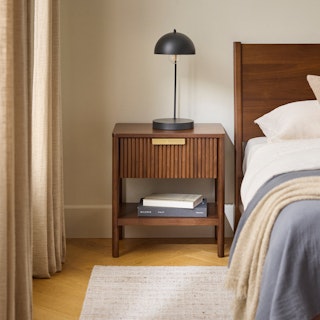 Liv 1-Drawer Nightstand - Walnut