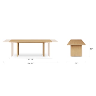 The Mikkel Dining Chair x Torme Dining Table Bundle - Primary View 1 of 6 (Click To Zoom).
