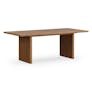 Torme 82.75" - 104.25" Extendable Dining Table - Smoked Oak