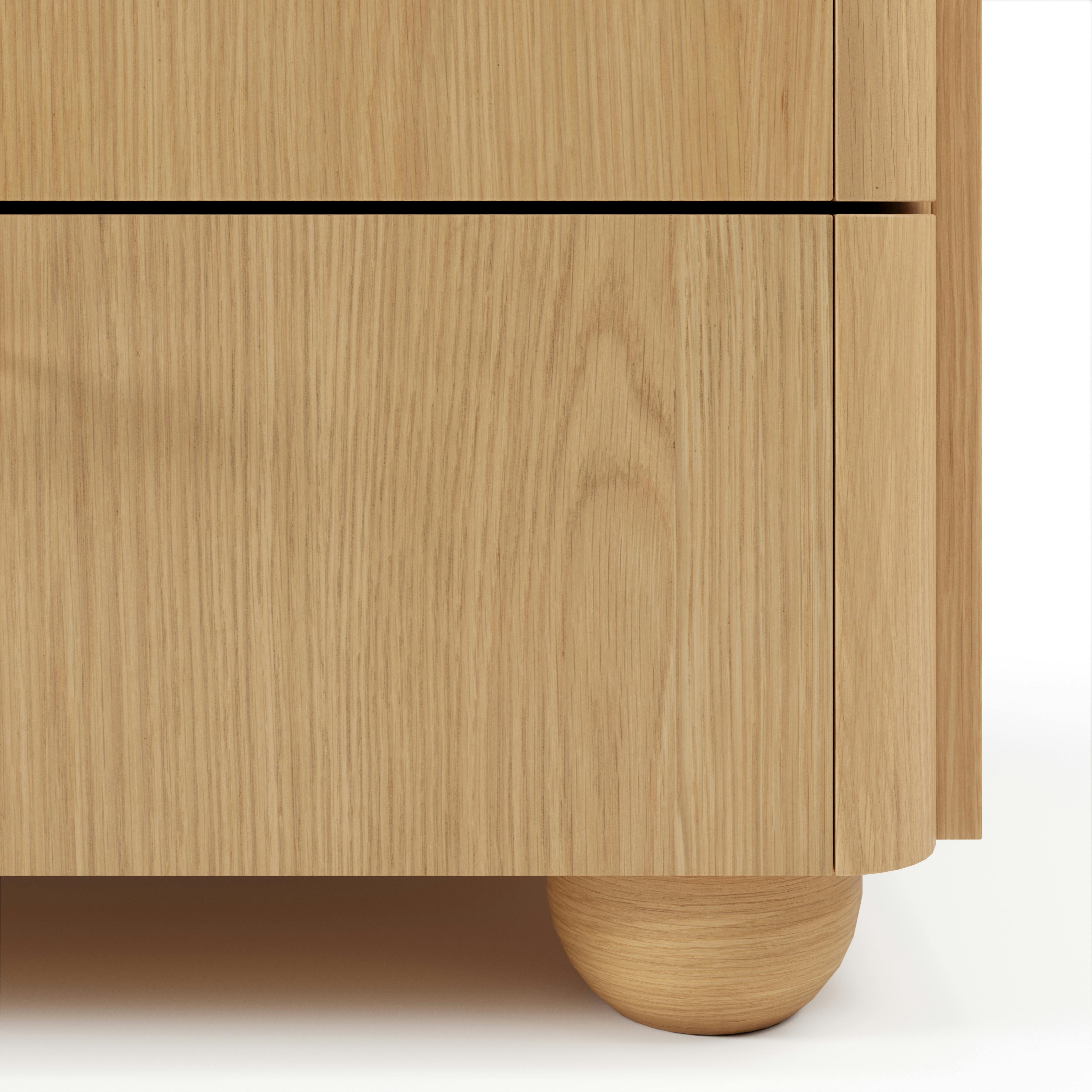 Miila White Oak 6-Drawer Double Dresser | Article
