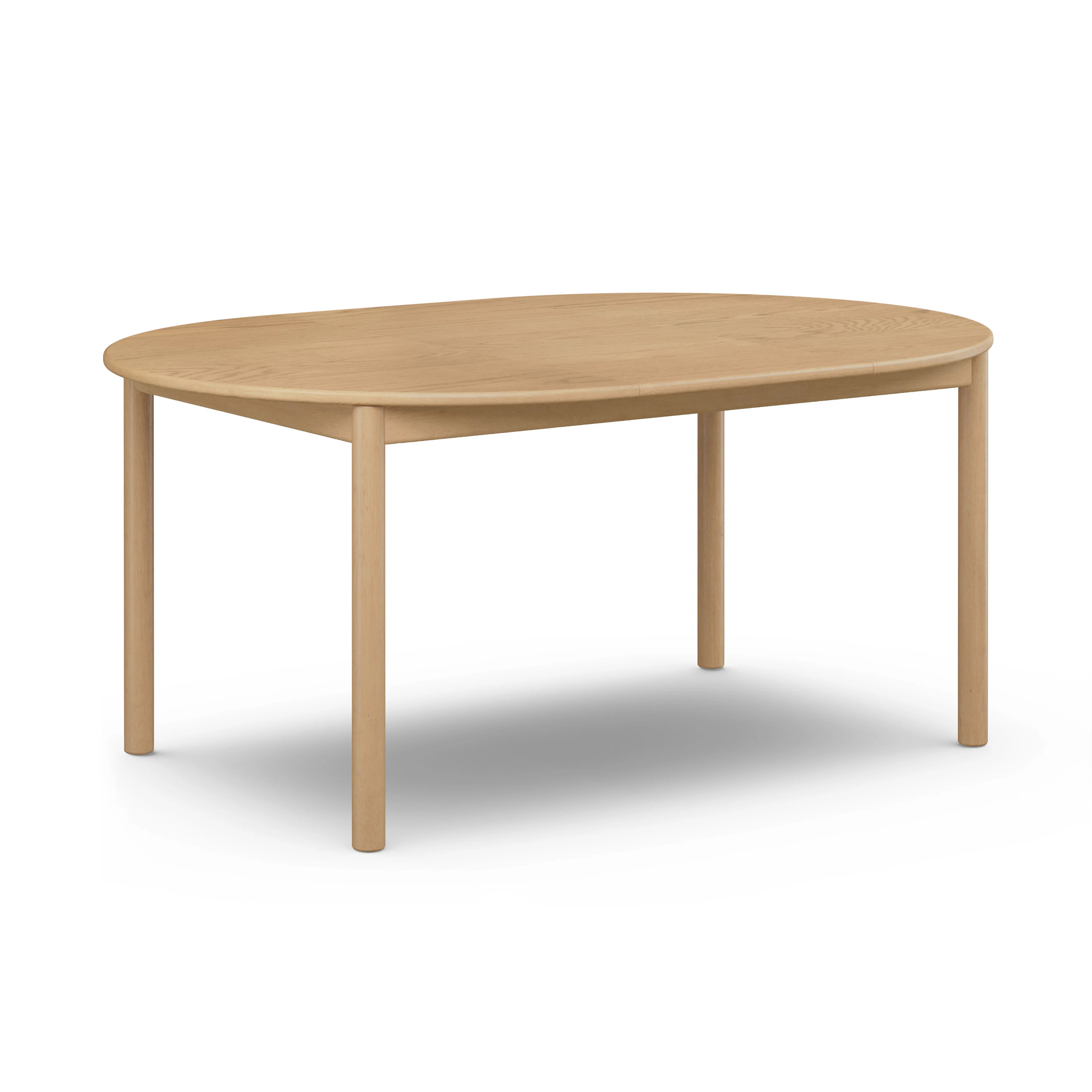 Heidi Extendable Round Dining Table - White Oak