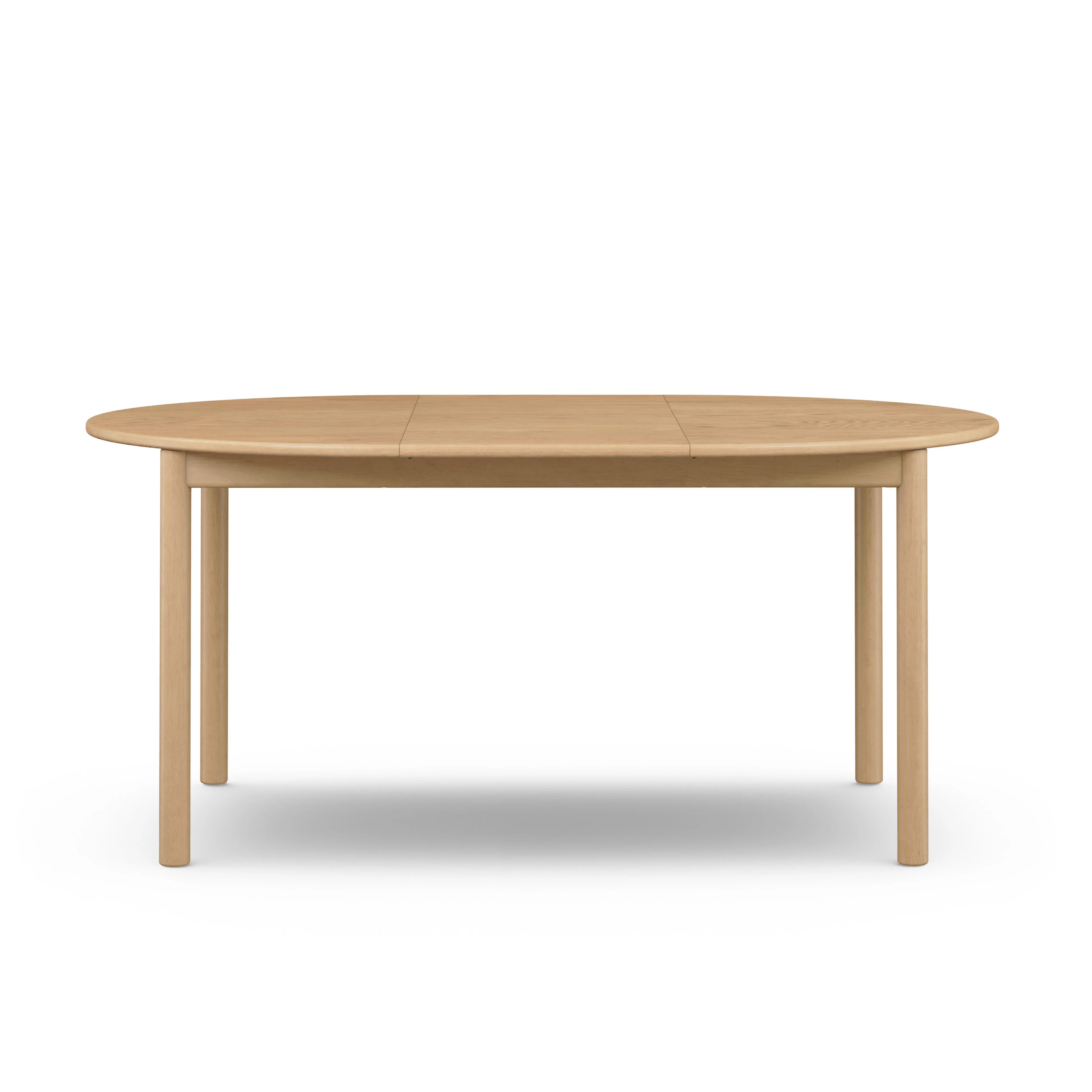 Heidi Extendable Round Dining Table - White Oak