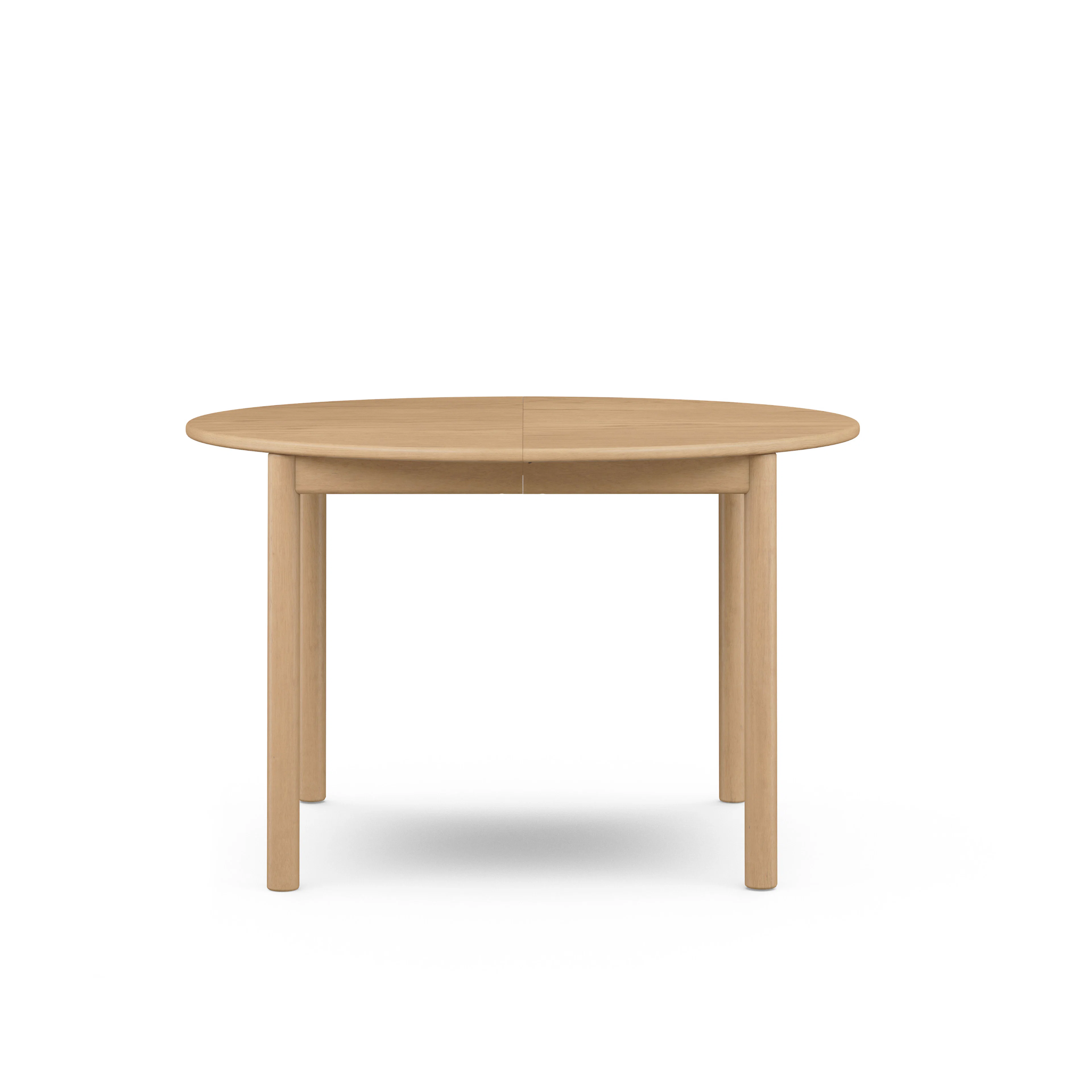 Heidi Extendable Round Dining Table - White Oak