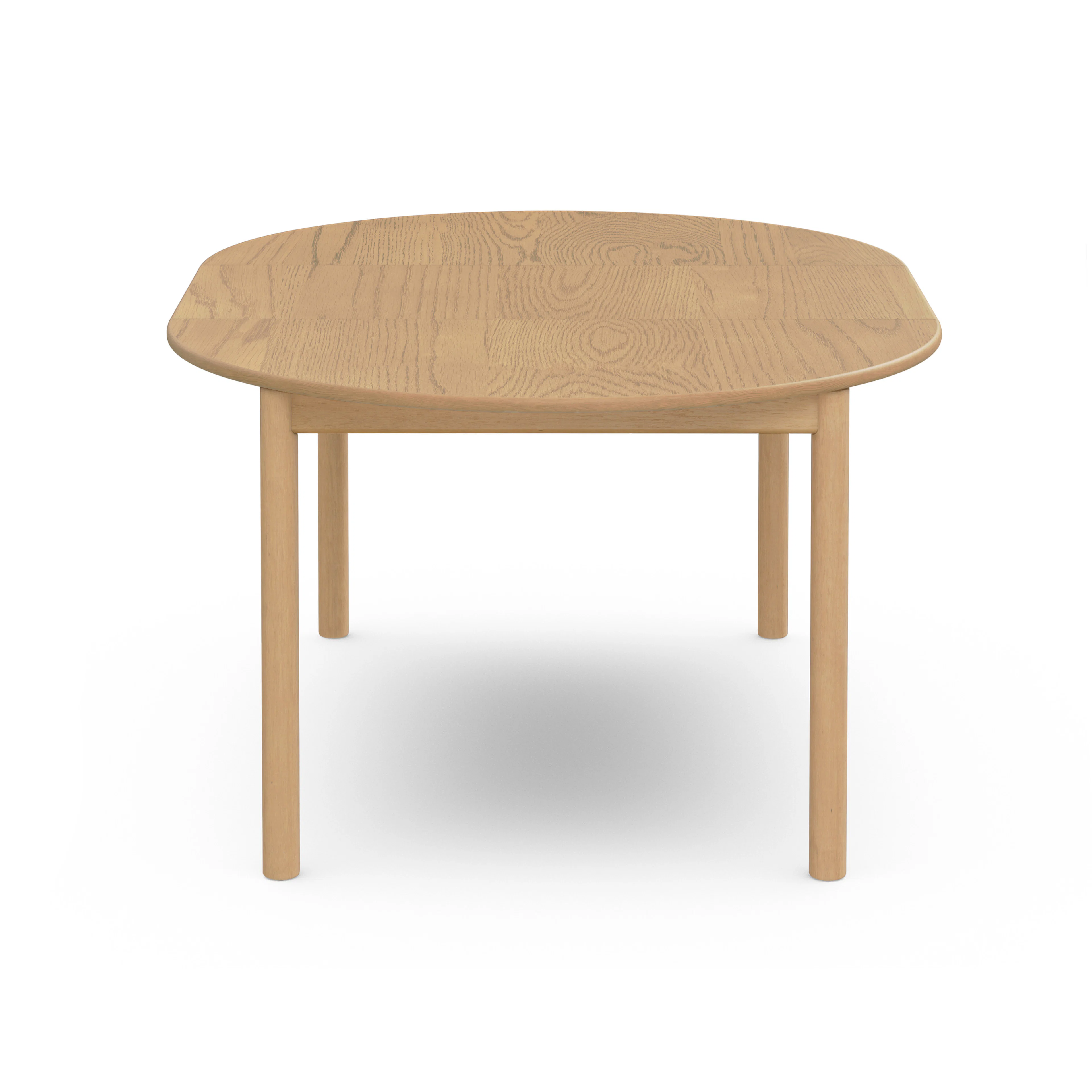 Heidi Extendable Round Dining Table - White Oak