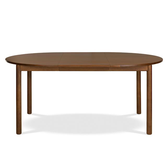 Heidi Walnut Extendable Round Dining Table for 6 | Article