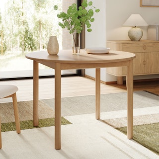 Heidi 42" Round Dining Table - White Oak