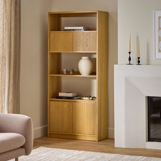 Kouva 36" Modular Bookcase - Natural Oak