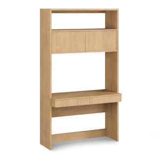 Kouva 45.75" Modular Wall Desk - Natural Oak